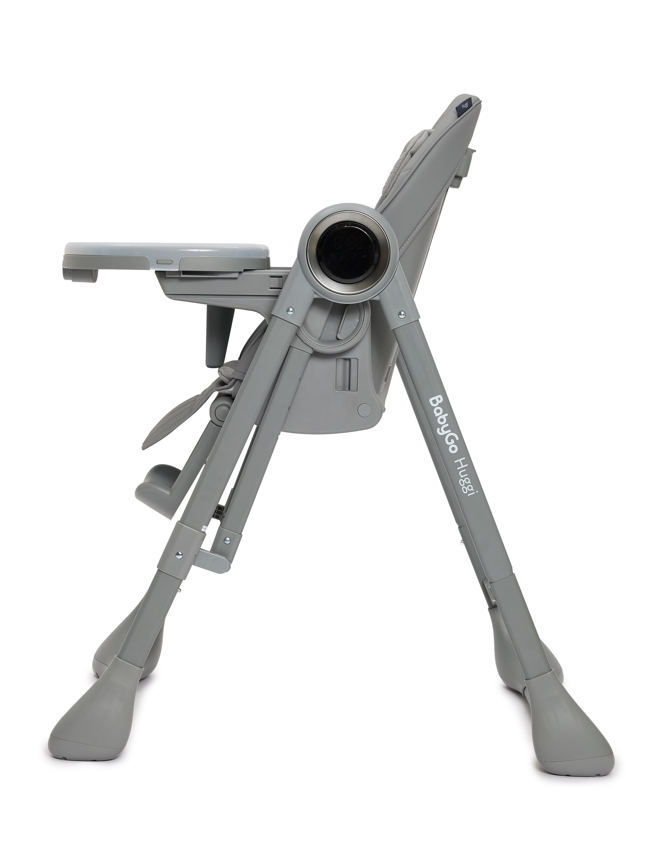 Стульчик для кормления BabyGo Huggi grey серый - фото 7