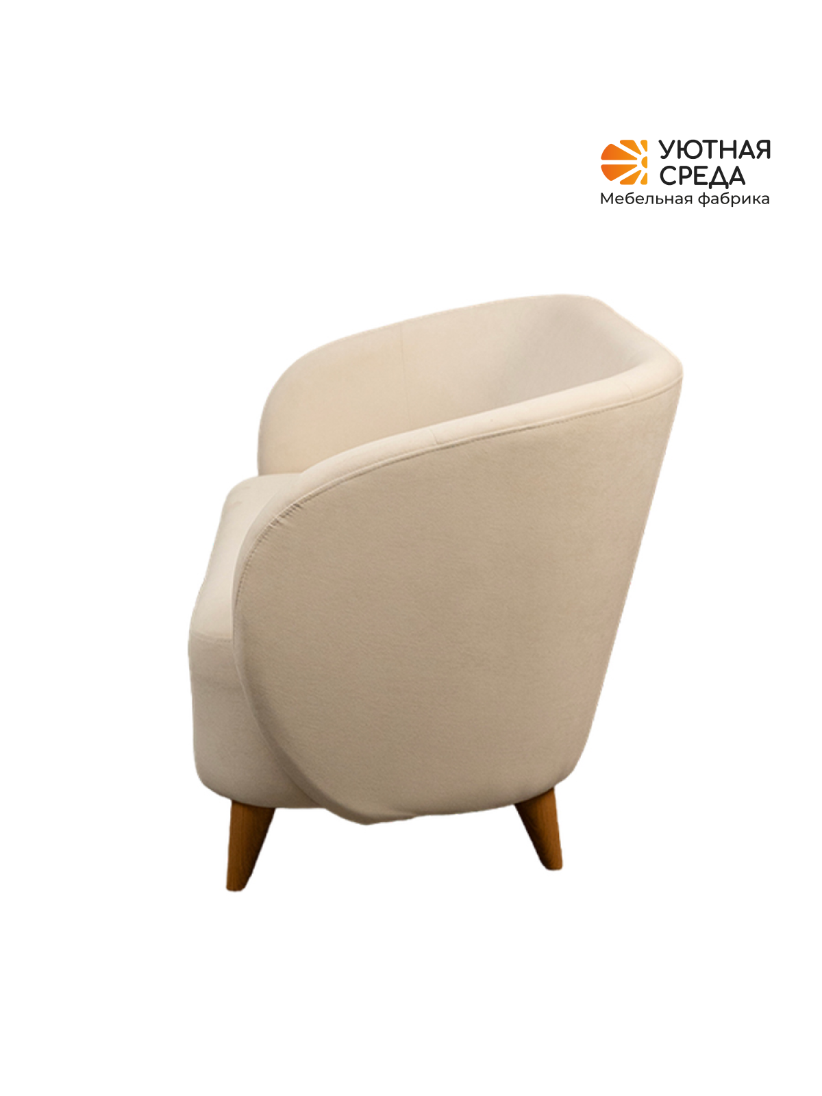 Диван Уютная среда бежевый велюр бежевый - фото 17