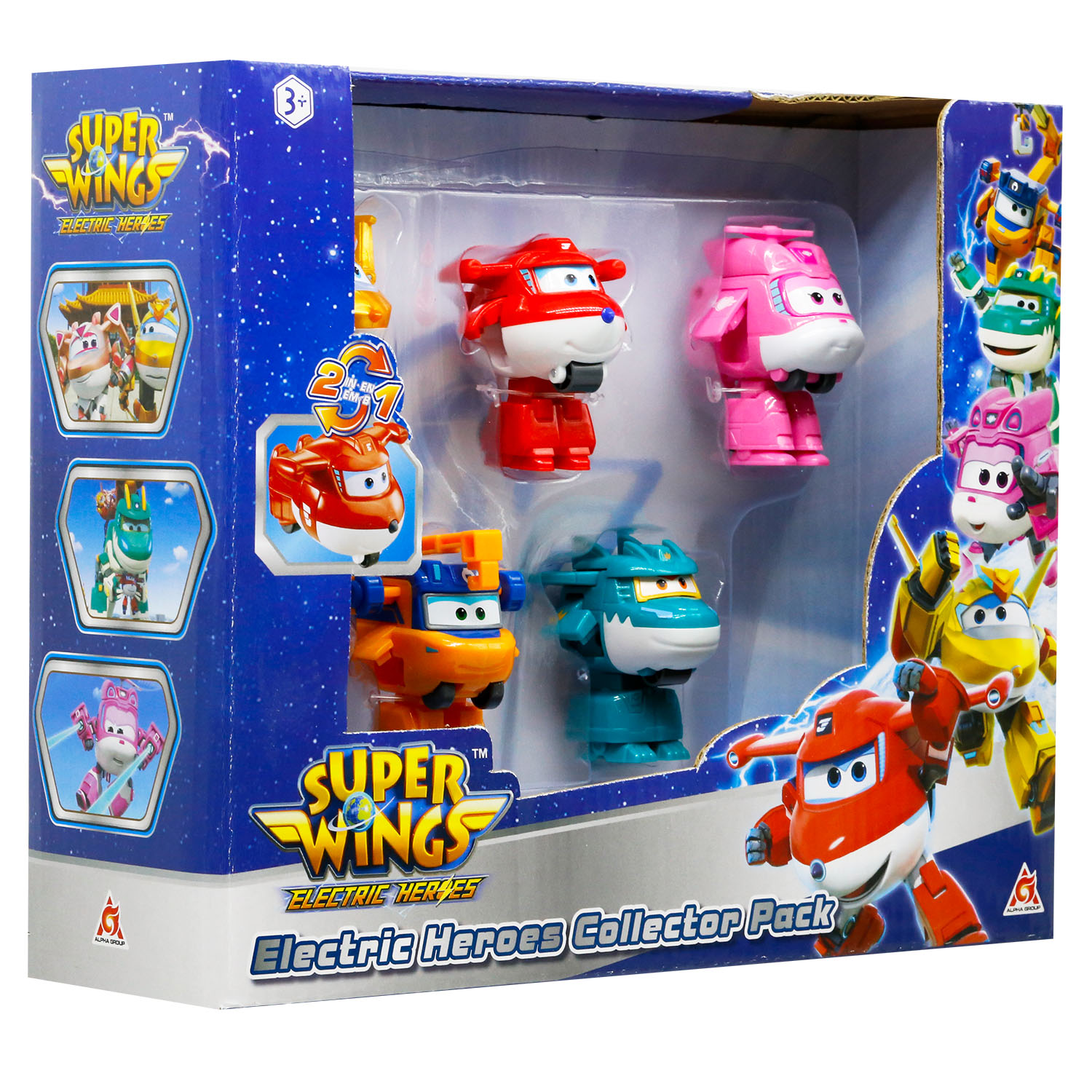 Игровой набор Super Wings 5 мини-трансформеров - фото 13
