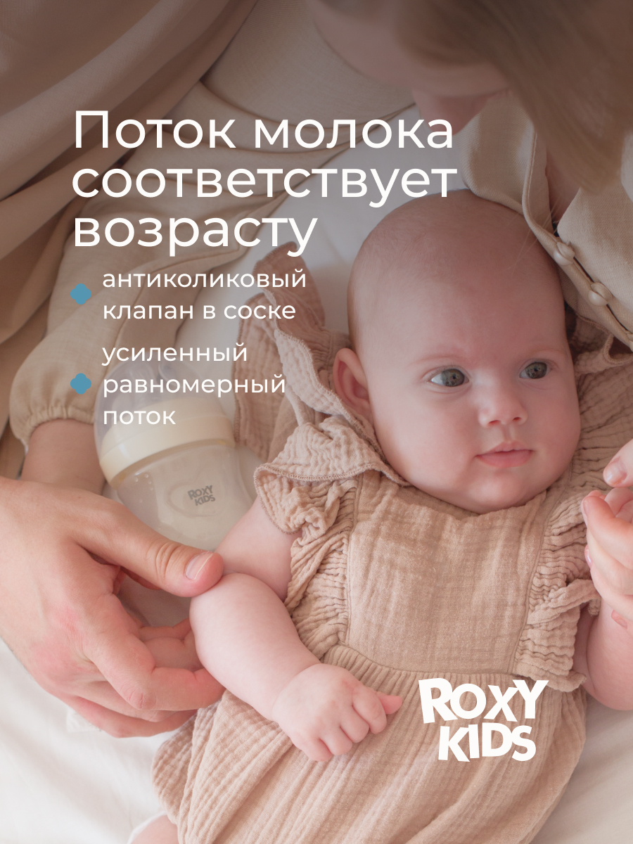 Соска ROXY-KIDS S (медленный поток) 2 шт. - фото 4