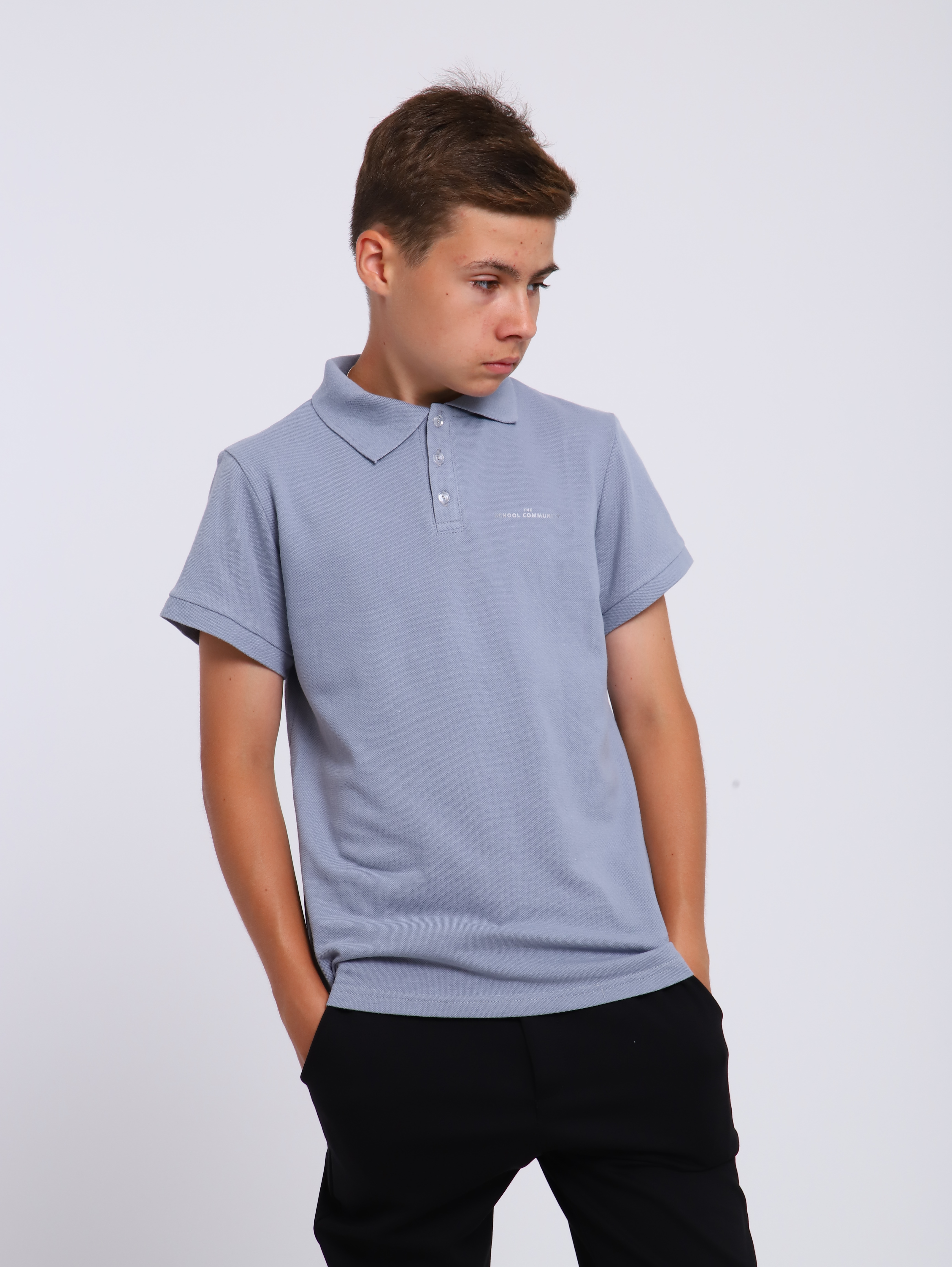 Поло ЛАДОШКИ Рубашка Михаил серый - фото 17