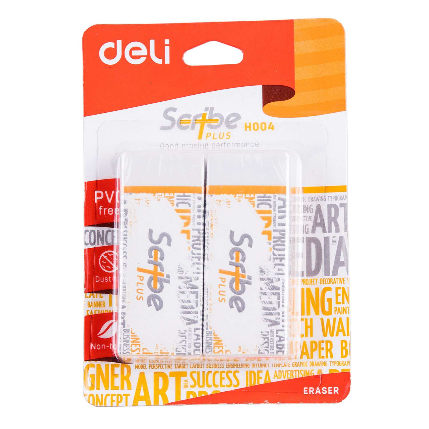 Ластик Deli 2 шт. - фото 1