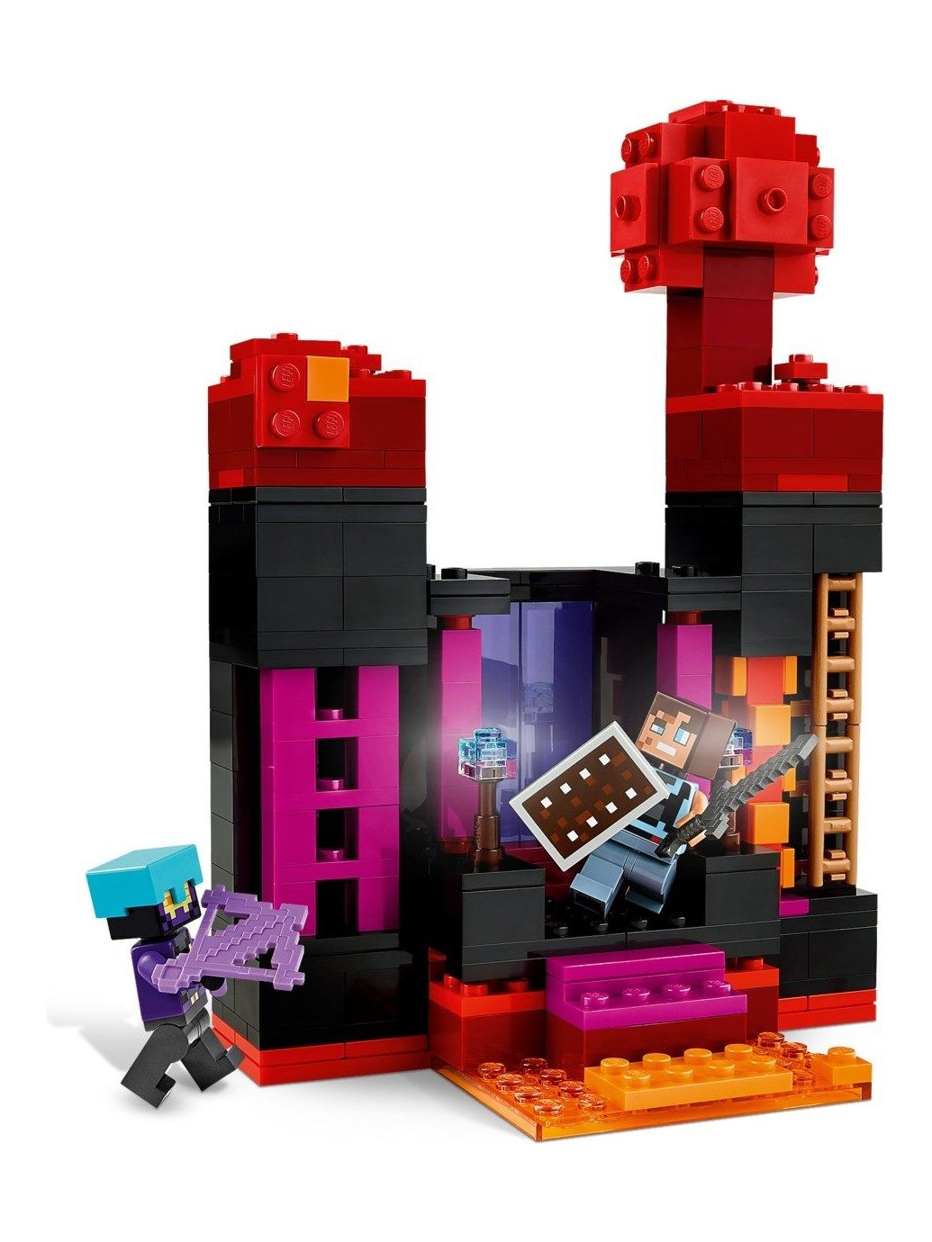 Конструктор LEGO Minecraft Башня Эндермена 867 дет. - фото 9