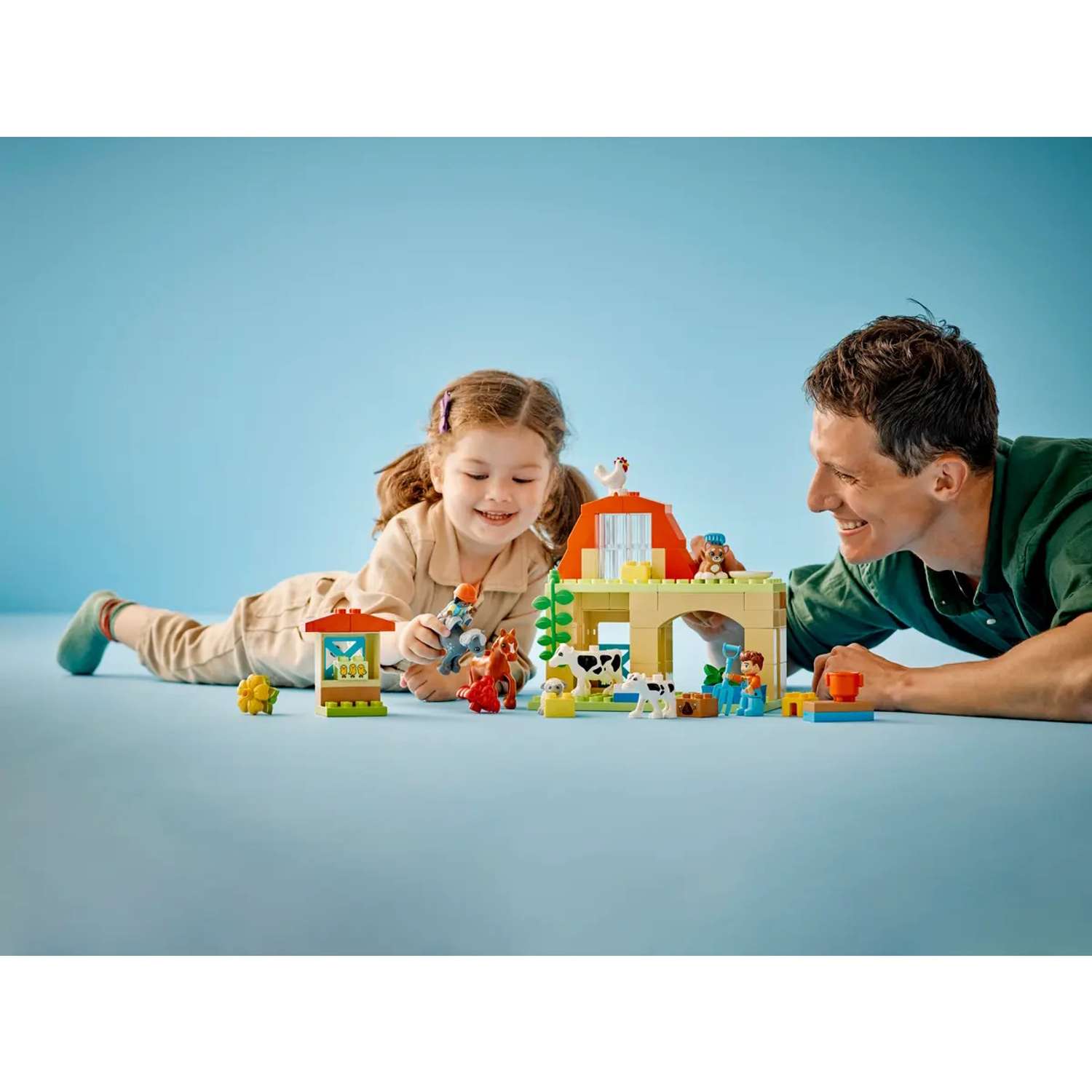 Конструктор LEGO DUPLO Уход за животными на ферме блочный - фото 10