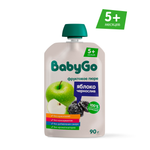 Пюре BabyGo яблоко-чернослив с 5 мес 90 г