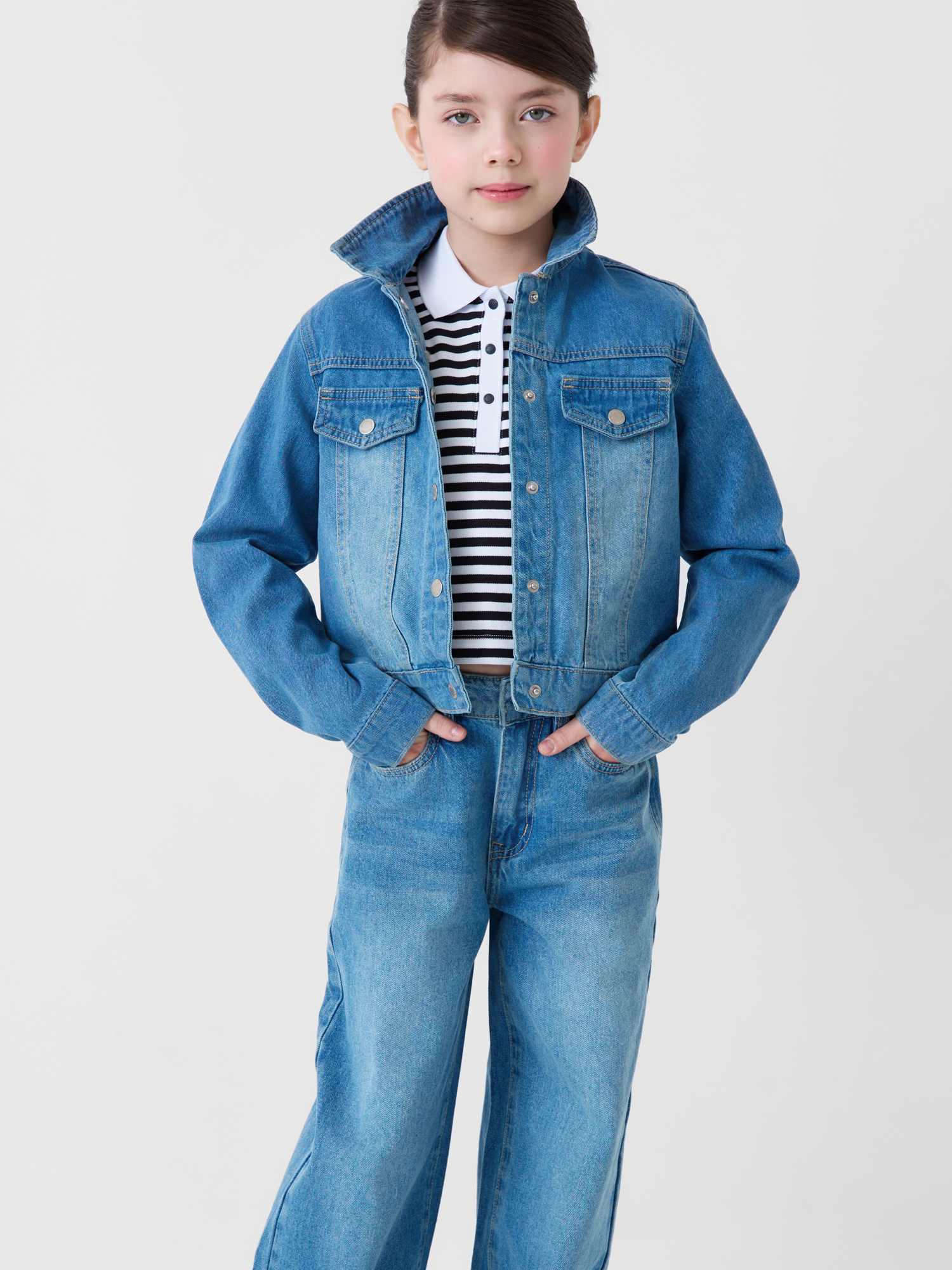 Куртка джинсовая PlayToday 12621287 - фото 2