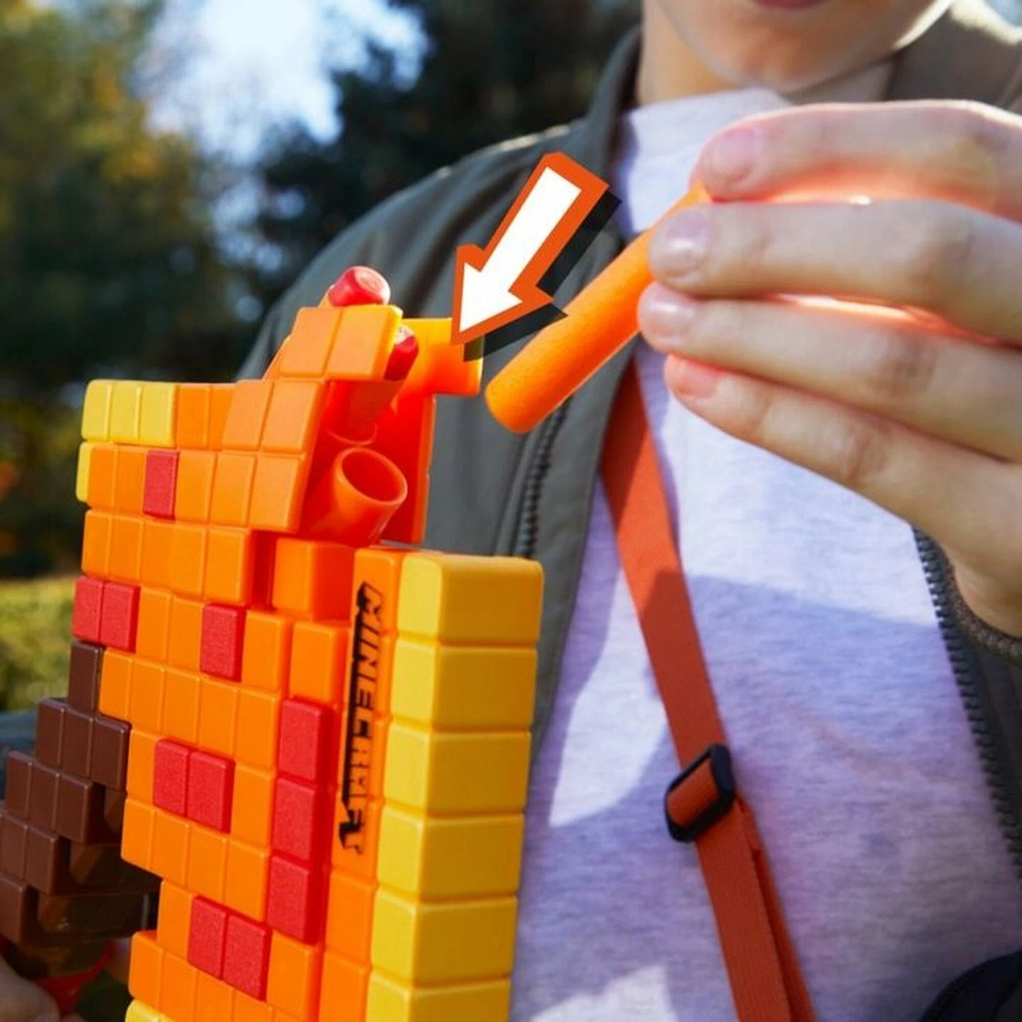 Топор игрушечный Nerf Minecraft Firebrand - фото 8
