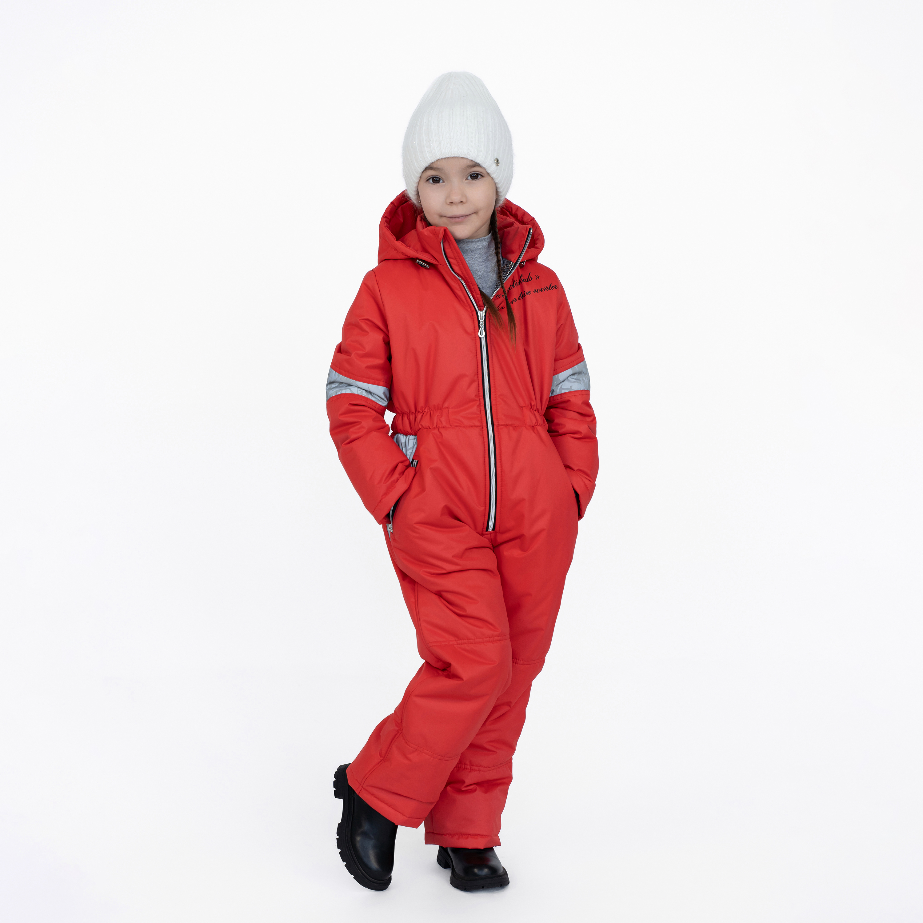 Комбинезон Arctic kids 30-041 красный - фото 2