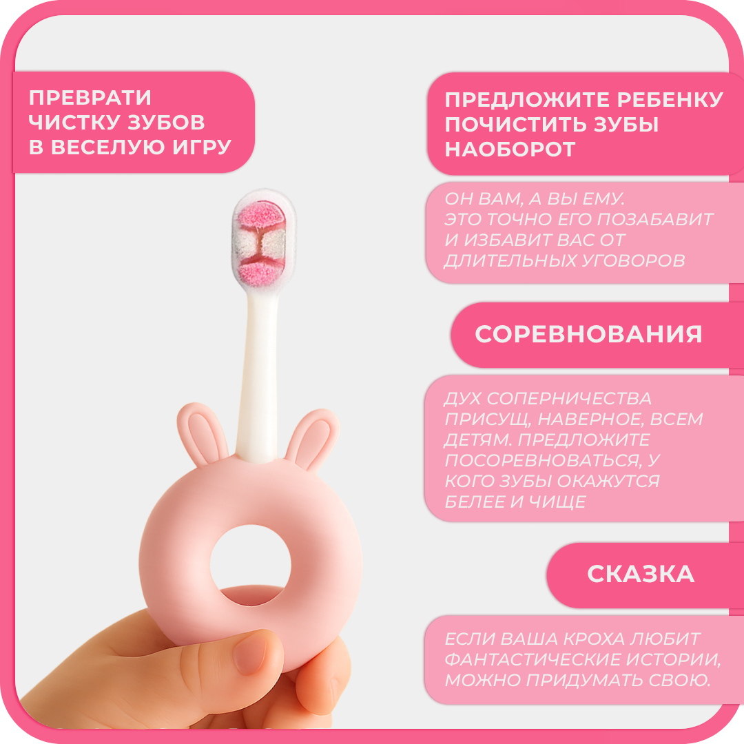 Зубная щетка классическая Чистый Зуб от 0 лет 1 шт. - фото 5