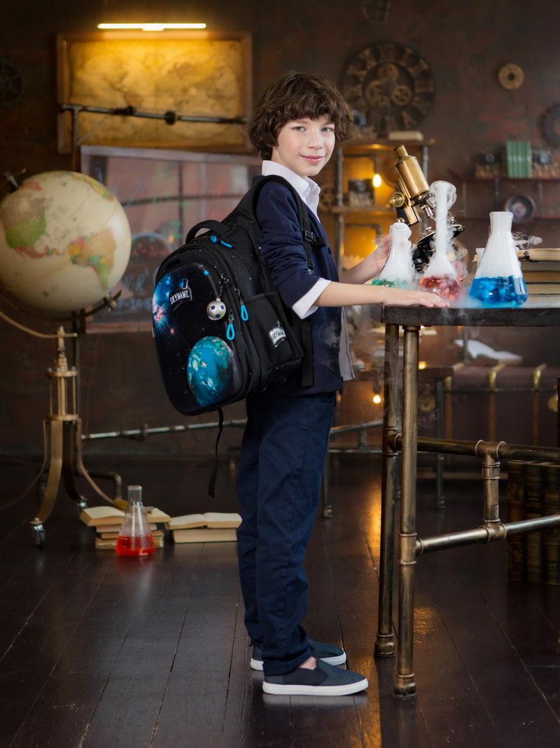 Рюкзак SkyName анатомическая спинка + брелок - фото 5