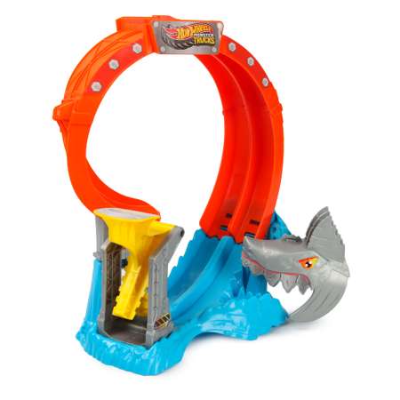 Трек Hot Wheels Акулы против Динозавров