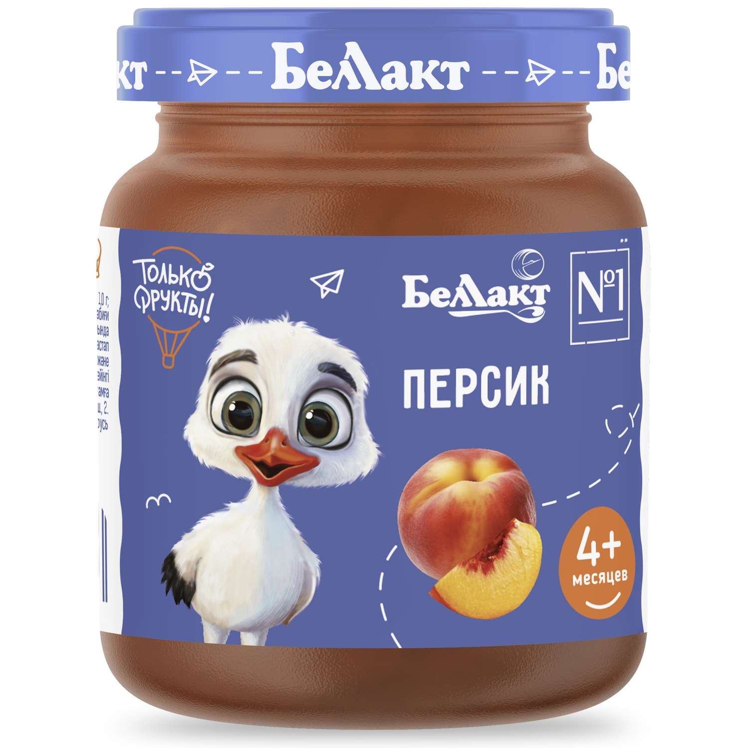 Пюре Беллакт из персиков 100г с 4месяцев - фото 1