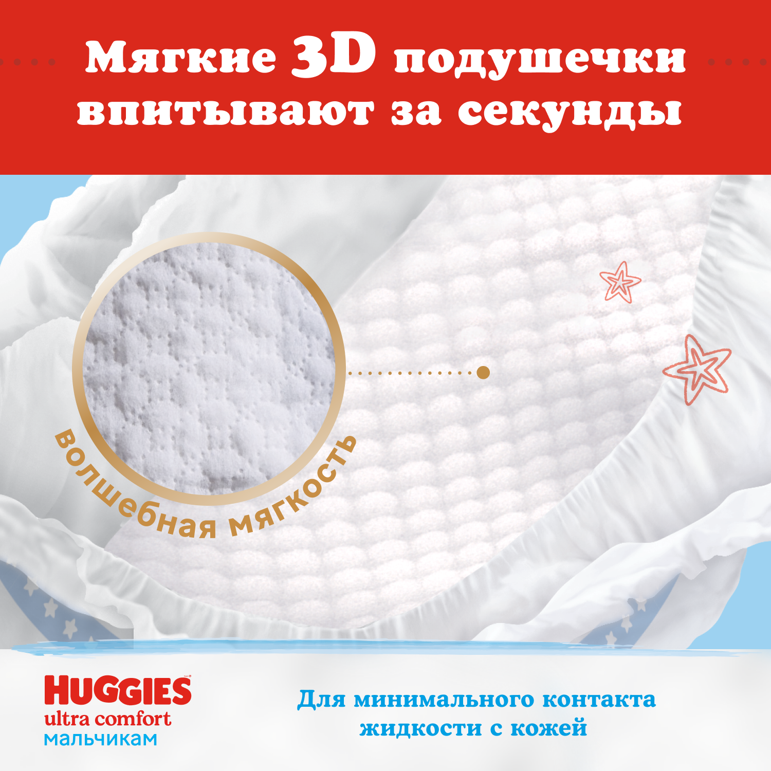 Подгузники Huggies Ultra Comfort для мальчиков 5 (12-22 кг) 56 шт. - фото 6