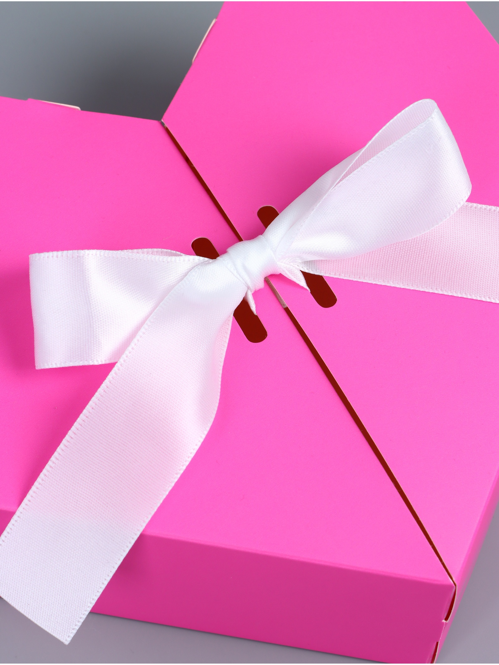 Коробка самосборная UPAK LAND сердце розовая - фото 4