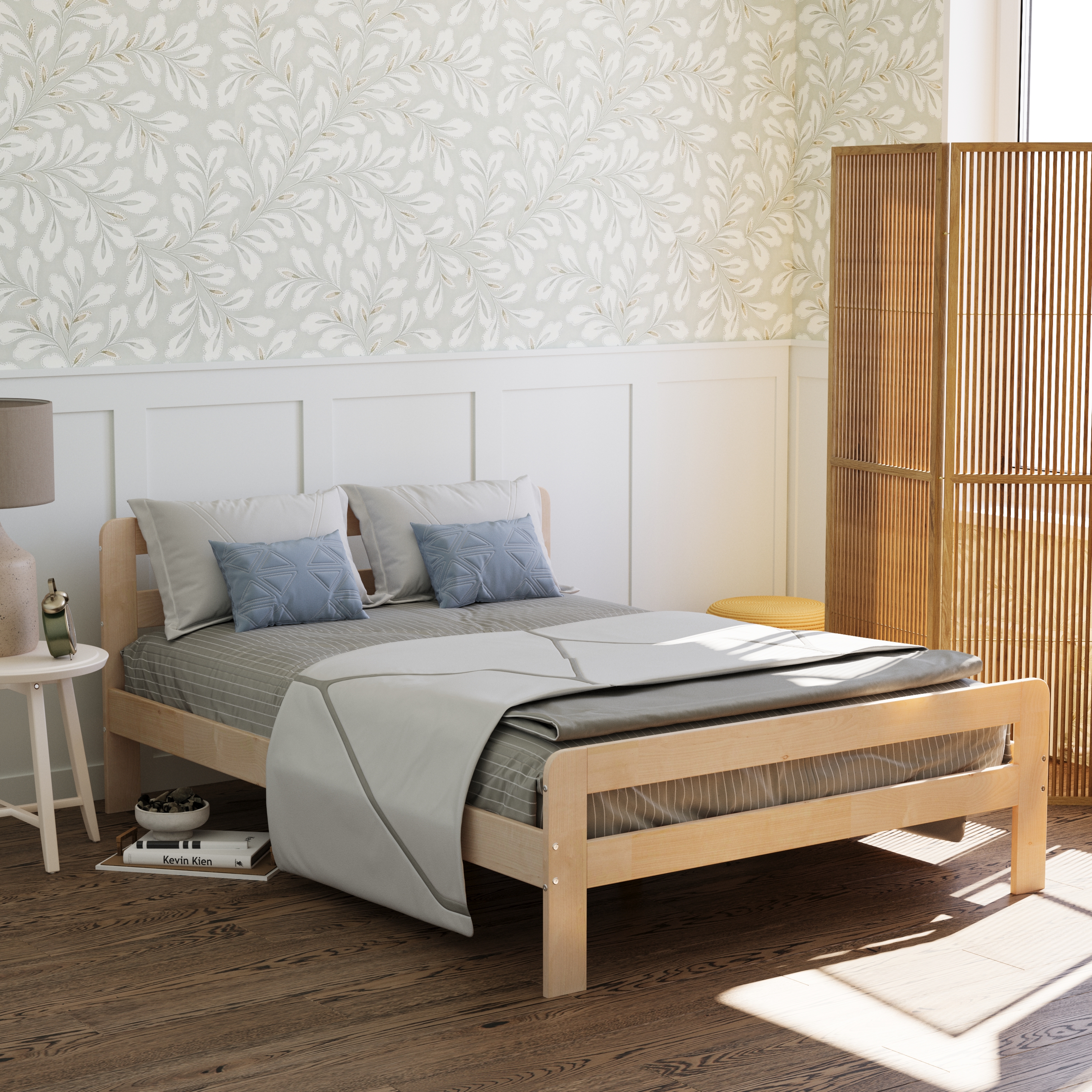 Кровать Alatoys (береза, белый, бежевый) - фото 6