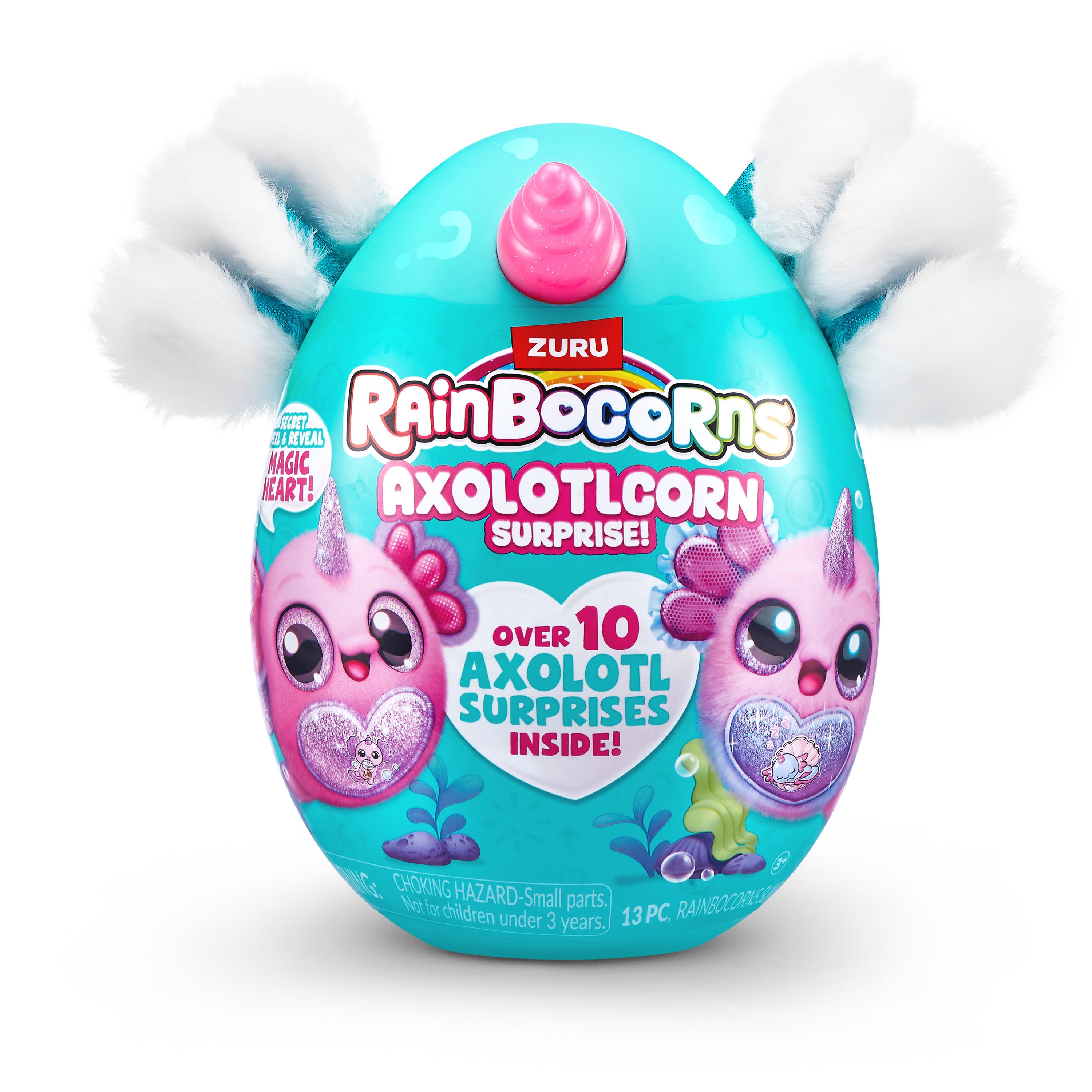 Игровой набор Zuru Rainbocorns Axolotlcorn Сюрприз 20см - фото 9