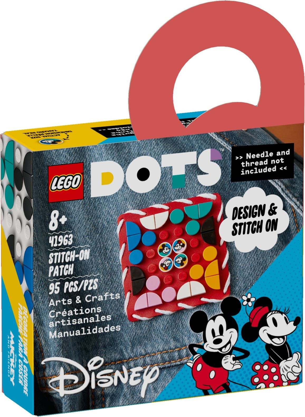 Изображение товара Конструктор LEGO DOTS Пластина-нашивка 41963 для творчества с Disney