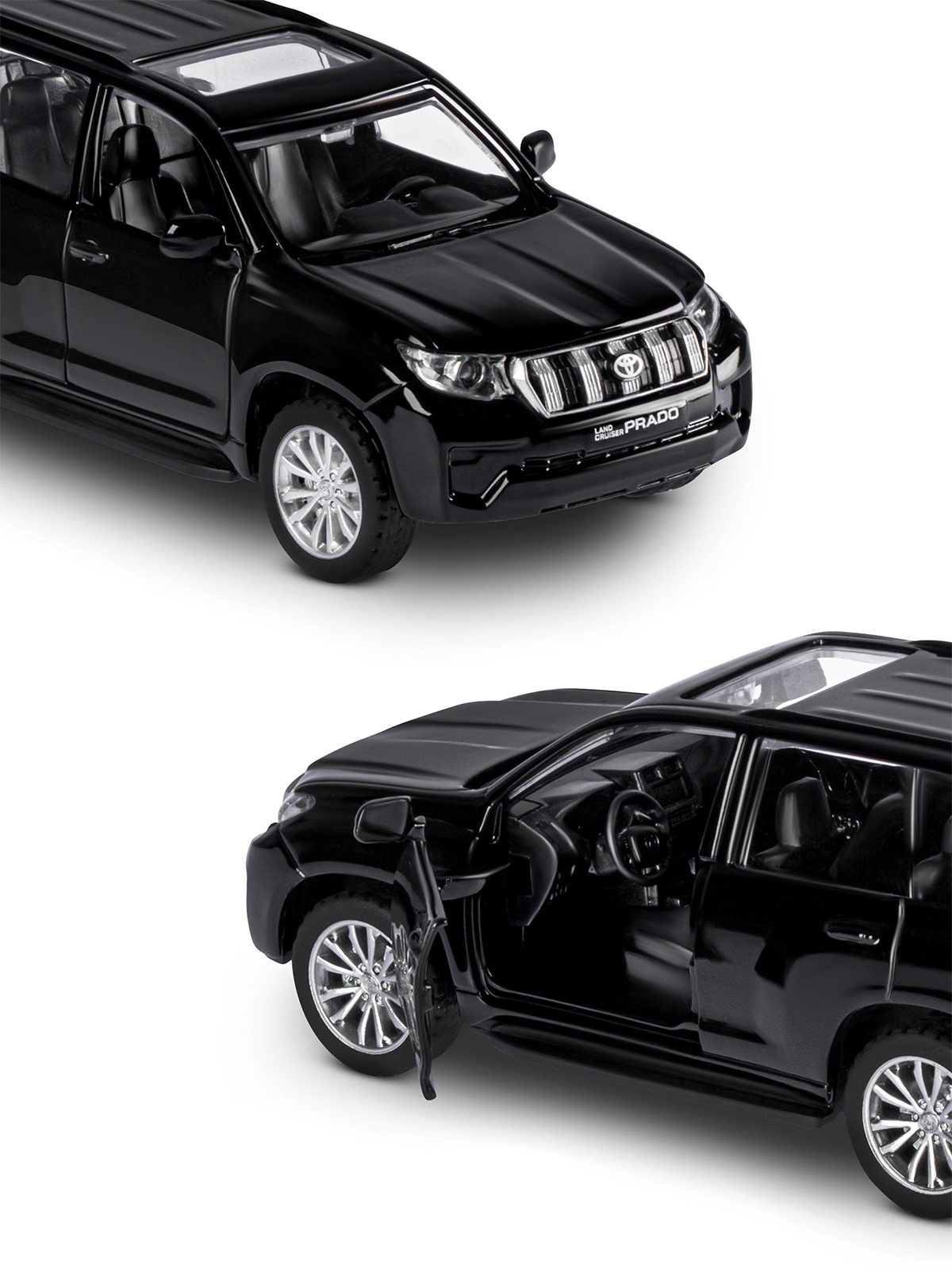 Внедорожник АВТОпанорама Toyota Land Cruiser Prado 1:43 JB1251022 - фото 8