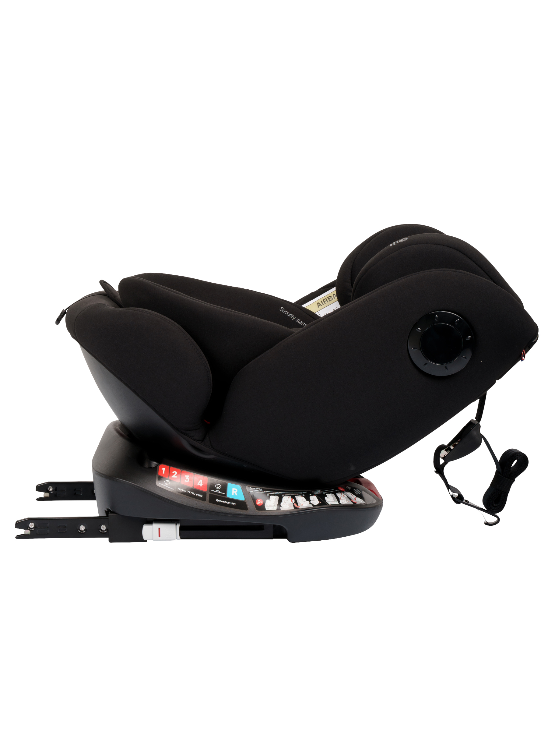 Автокресло JOVOLA Prime Isofix черный Isofix 0+/1/2/3 (0-36 кг) черный - фото 15