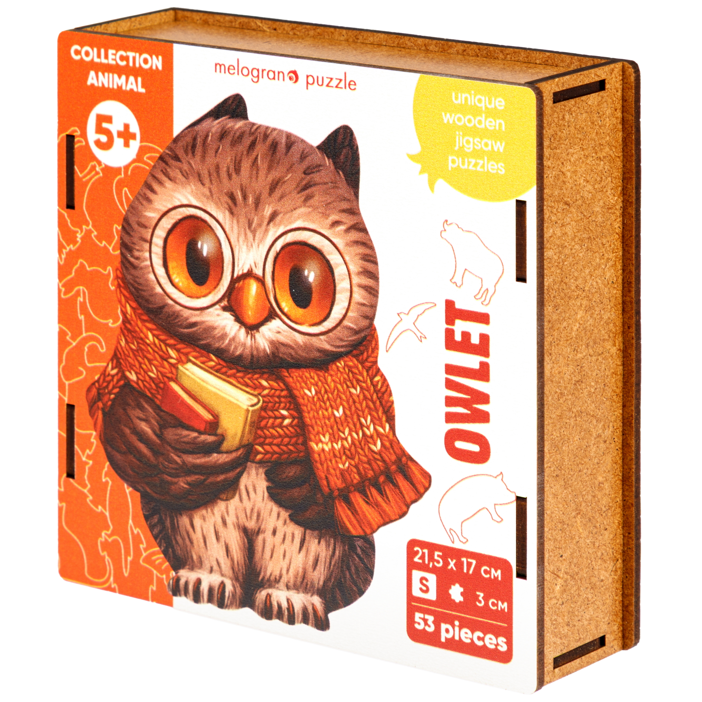 Пазл Melograno puzzle деревянный - фото 5