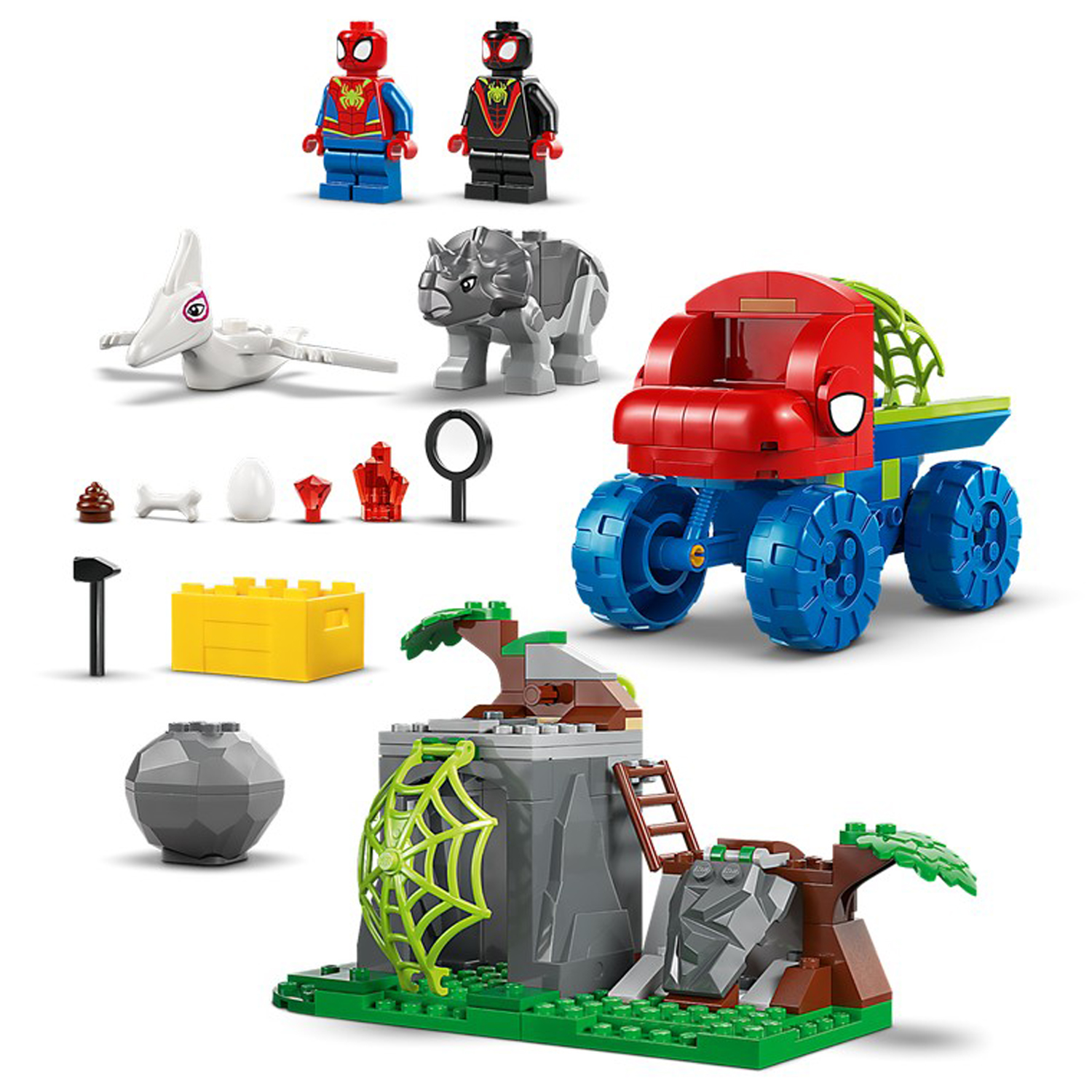 Конструктор LEGO Spidey Спасение дино-грузовика блочный - фото 7