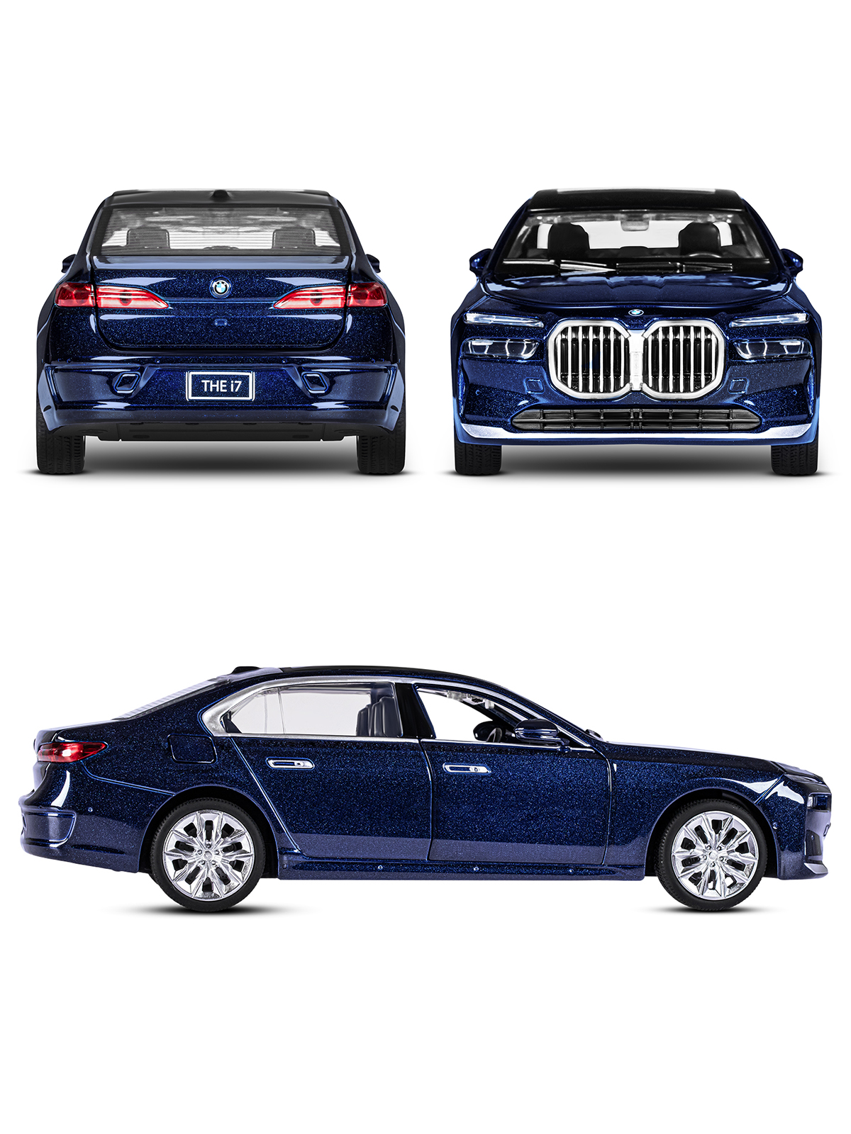 Автомобиль АВТОпанорама BMW I7 1:24 JB1251652 - фото 7