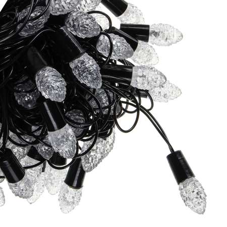 Светодиодная гирлянда Сноубум Нить с насадкой шишка 10 метров 100LED 8 режимов