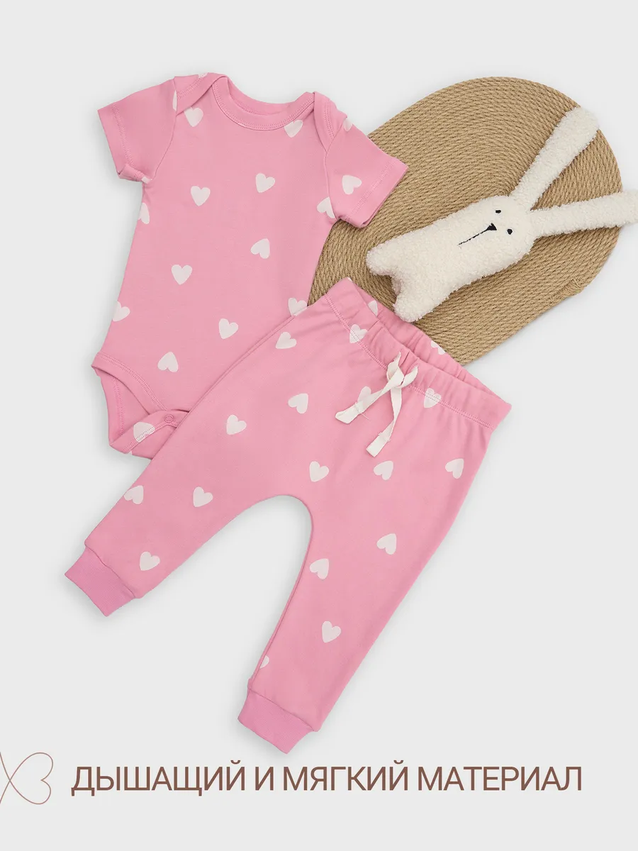 Комплект Mark Formelle (Марк Формэль) 89405/сердечки на розовом - фото 3