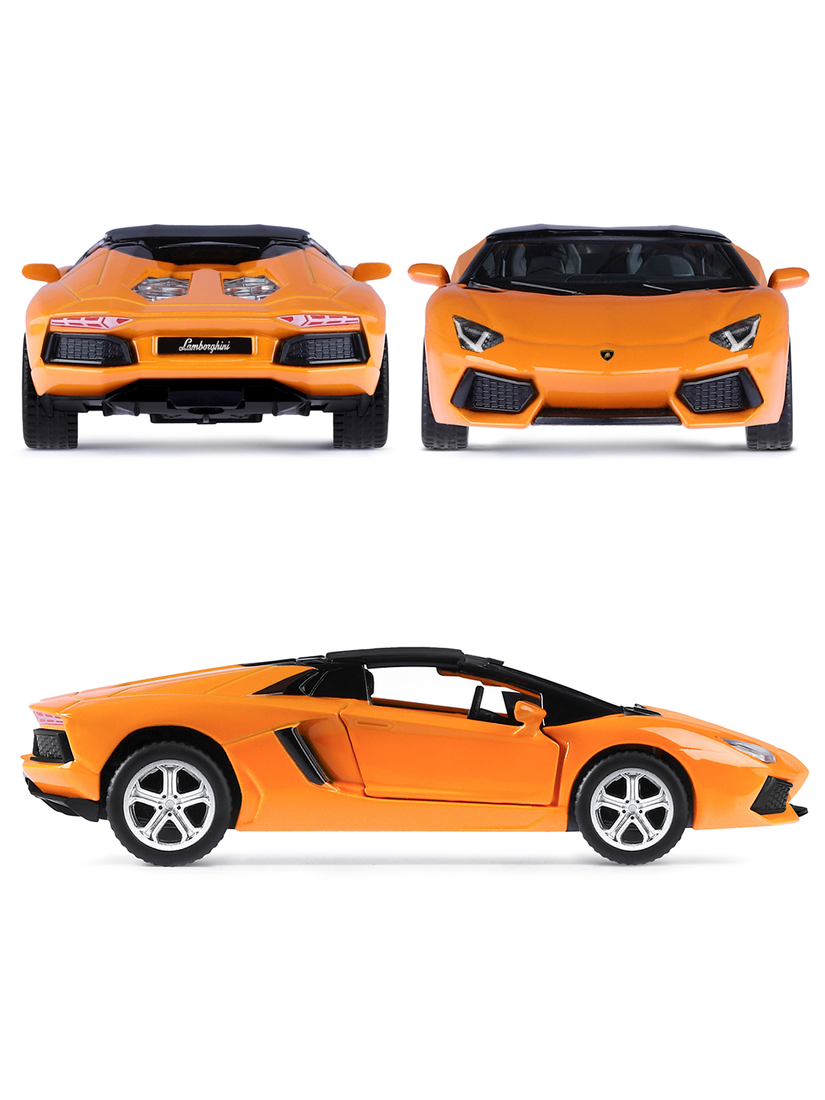 Автомобиль АВТОпанорама Lamborghini Aventador LP700 4 Roadster 1:43 JB1200140 - фото 5