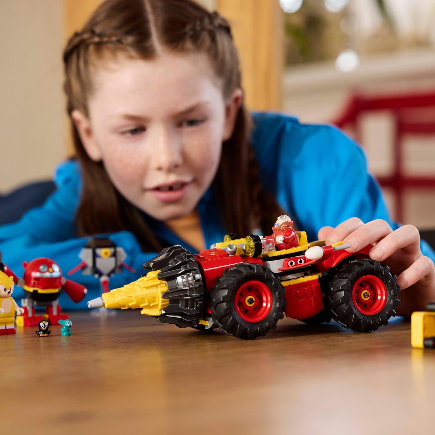 Конструктор LEGO Sonic the Hedgehog Соник и Эгг Дрилстер 590 дет. - фото 9