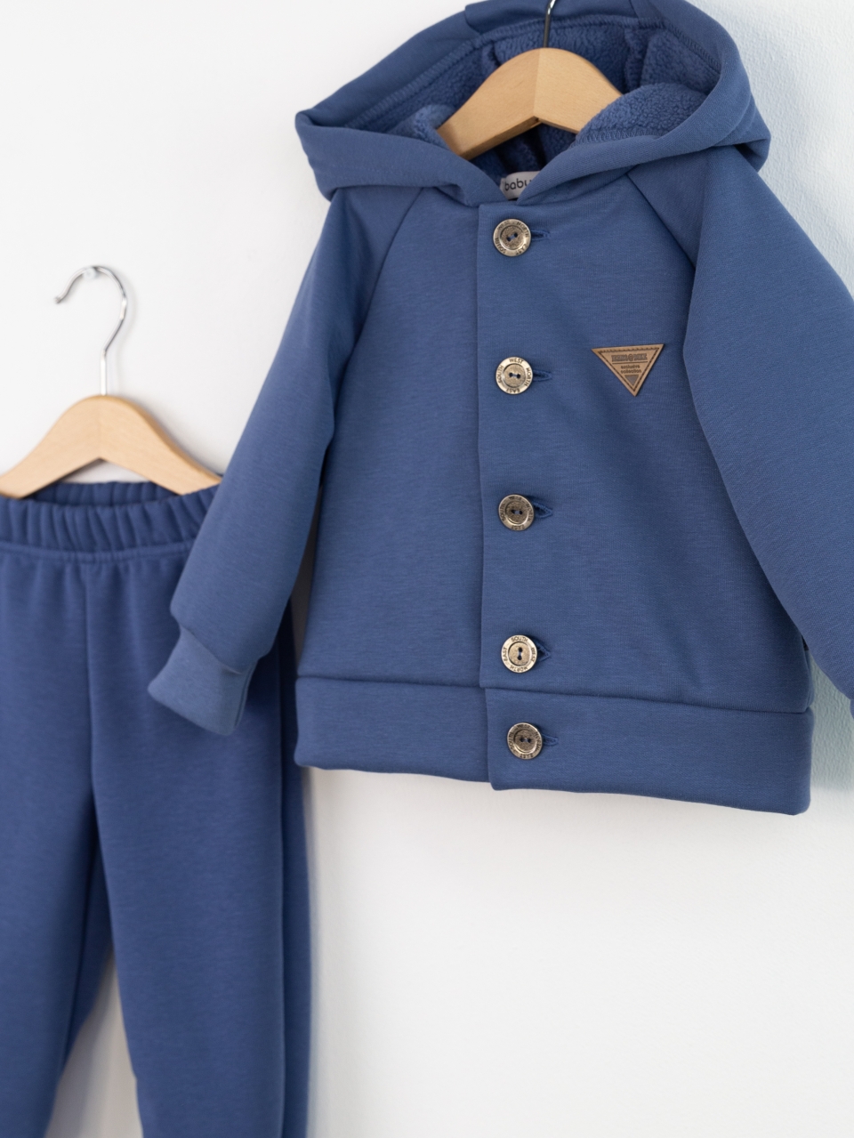 Костюм Baby boom КД561/2-Ф пуговицы индиго - фото 3