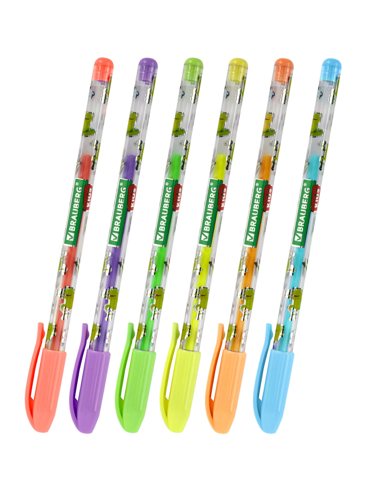 Ручка гелевая Brauberg 6 шт. - фото 14
