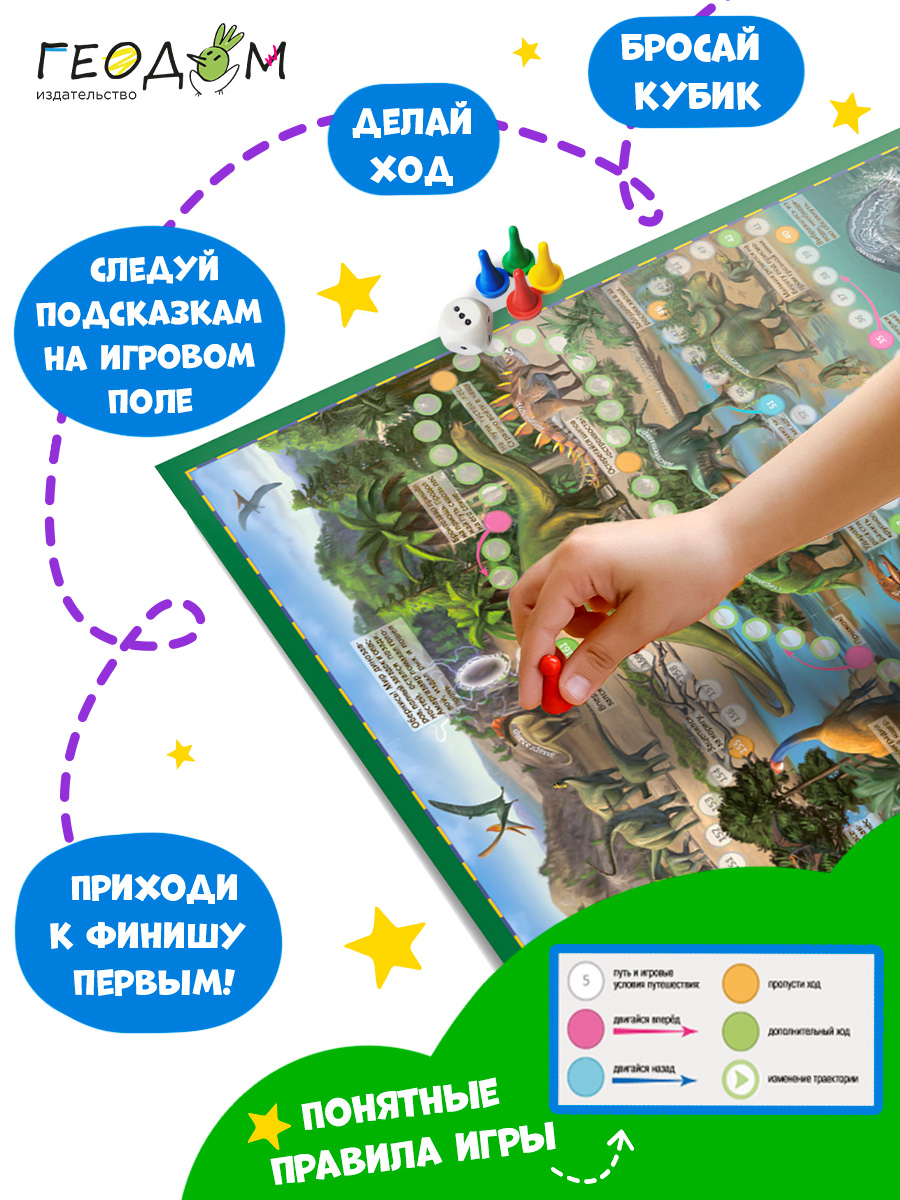 Настольная игра ГЕОДОМ Ходилка - фото 5