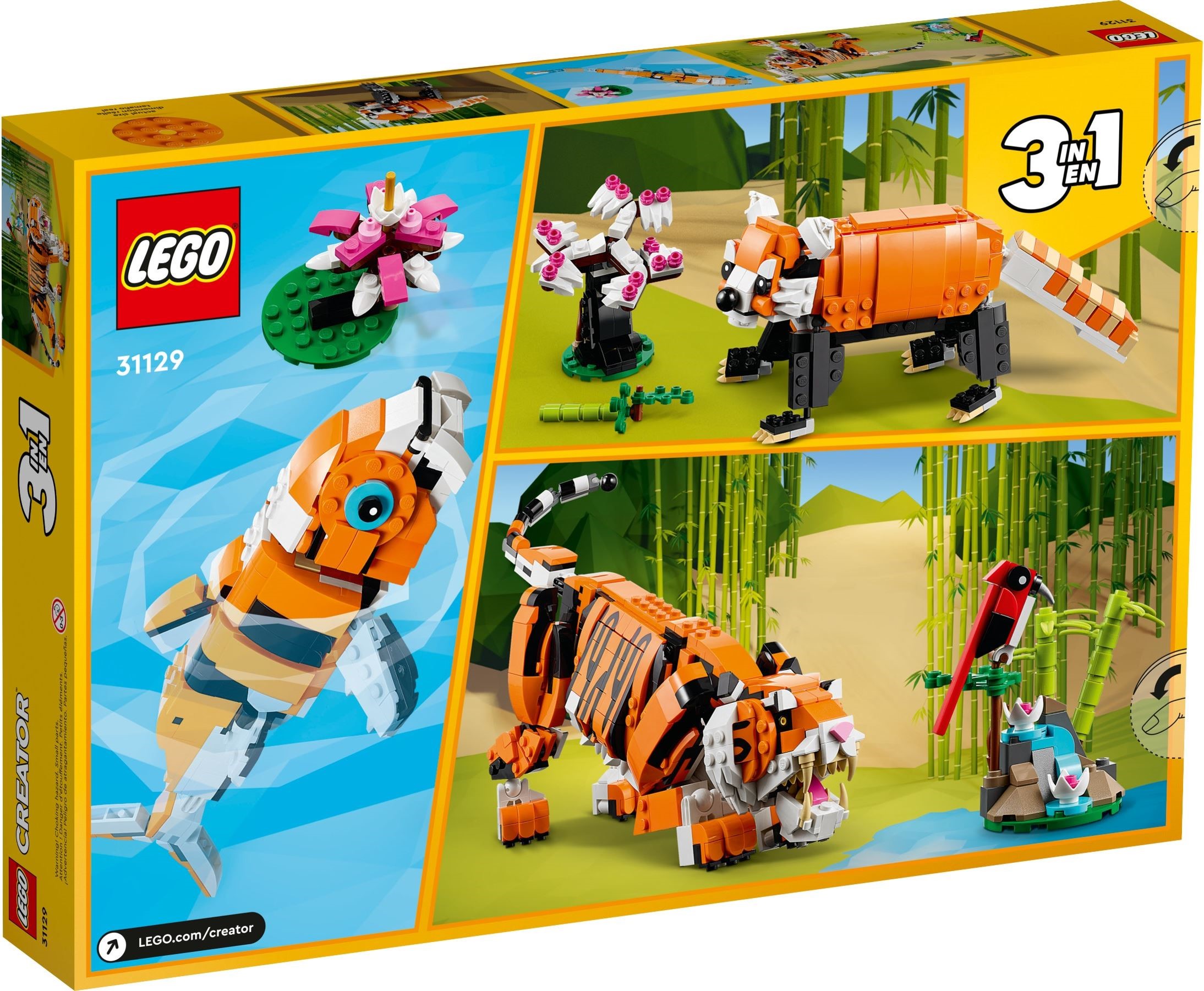 Конструктор LEGO Creator Величественный тигр 755 дет. - фото 9