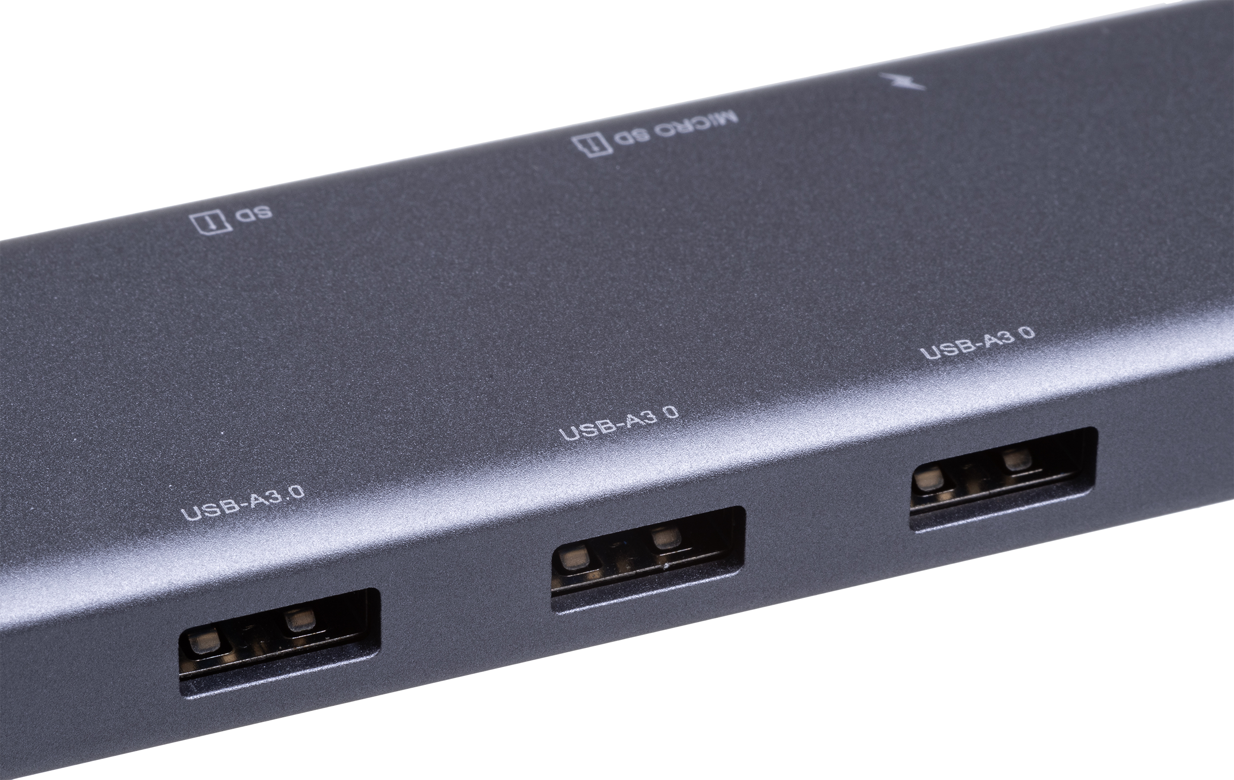 Разветвитель USB HS002 USBх3/HDMIх1/microSDx1/TFcardx1/Серый - фото 9