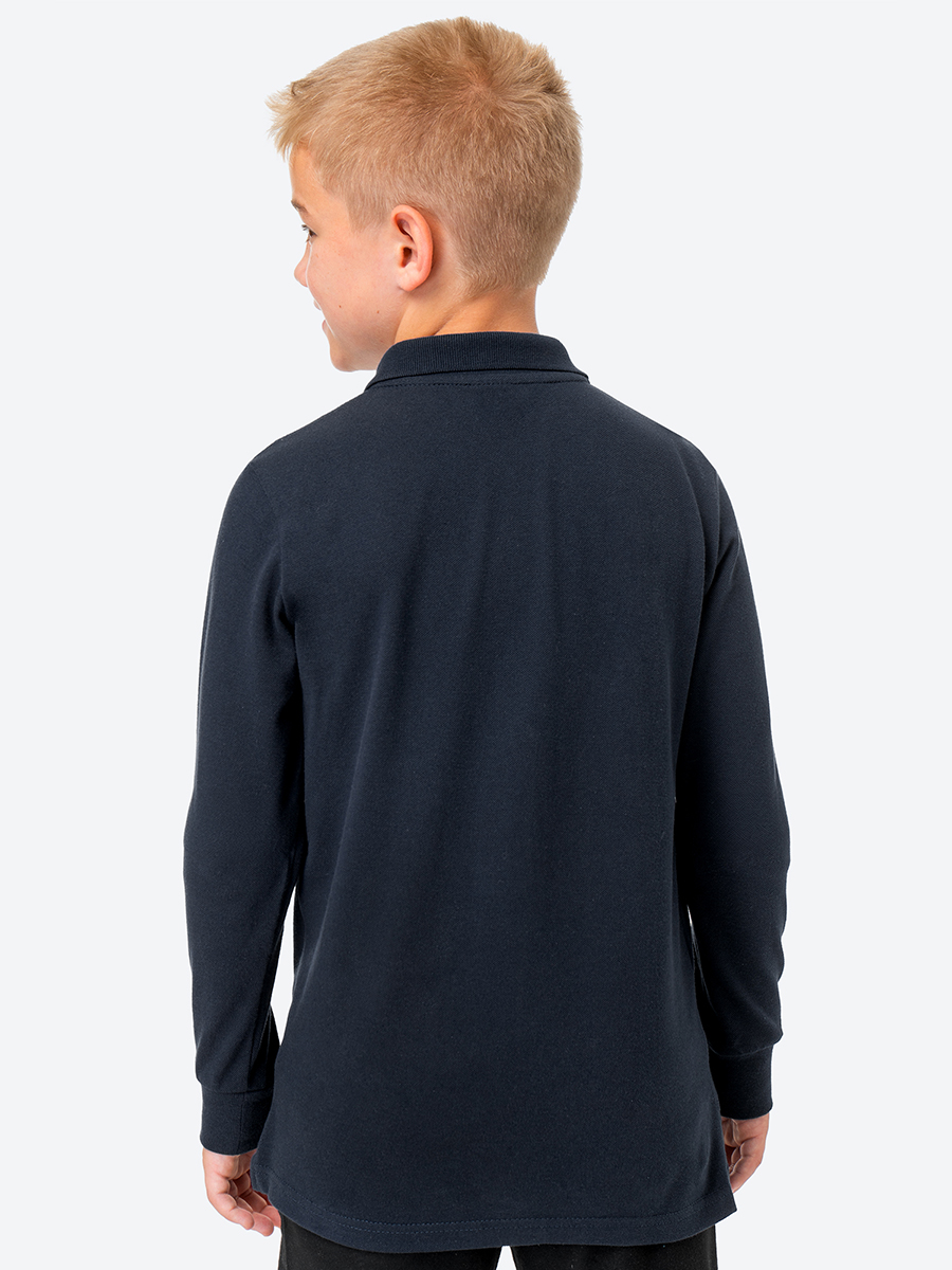 Рубашка-поло HappyFox HF9128т.синий - фото 6