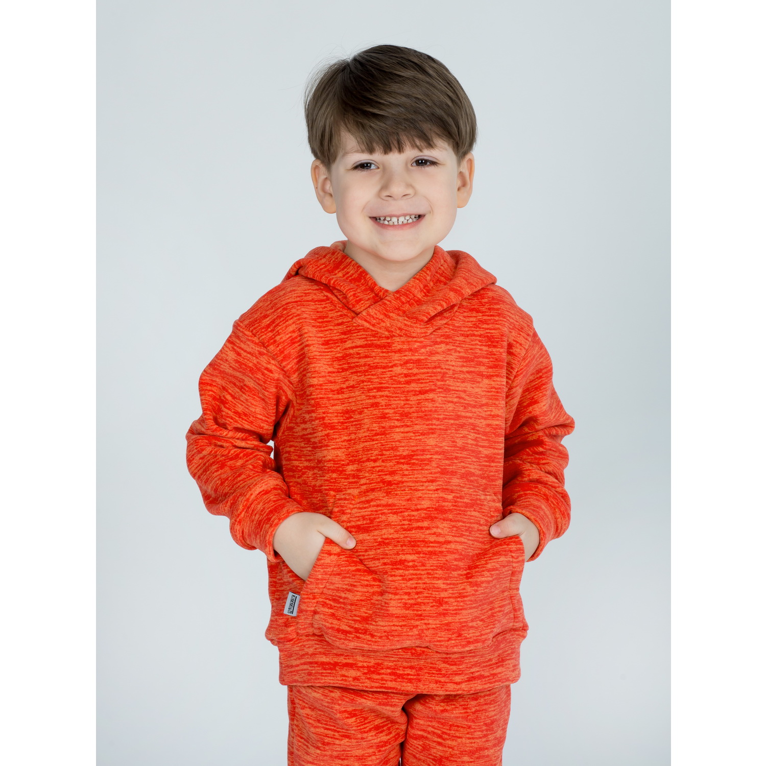 Костюм KiMMi Baby Кб-13087043кт оранжевый - фото 4