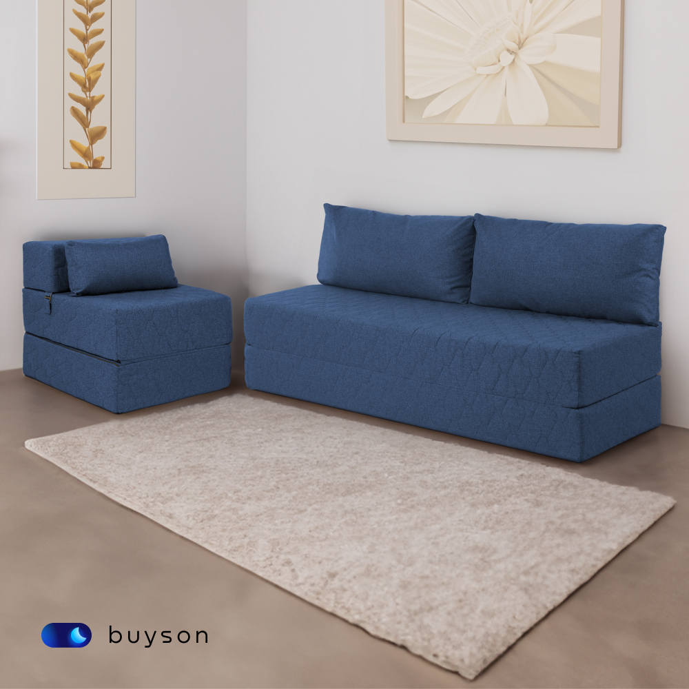 Диван buyson BuyDream синий - фото 12