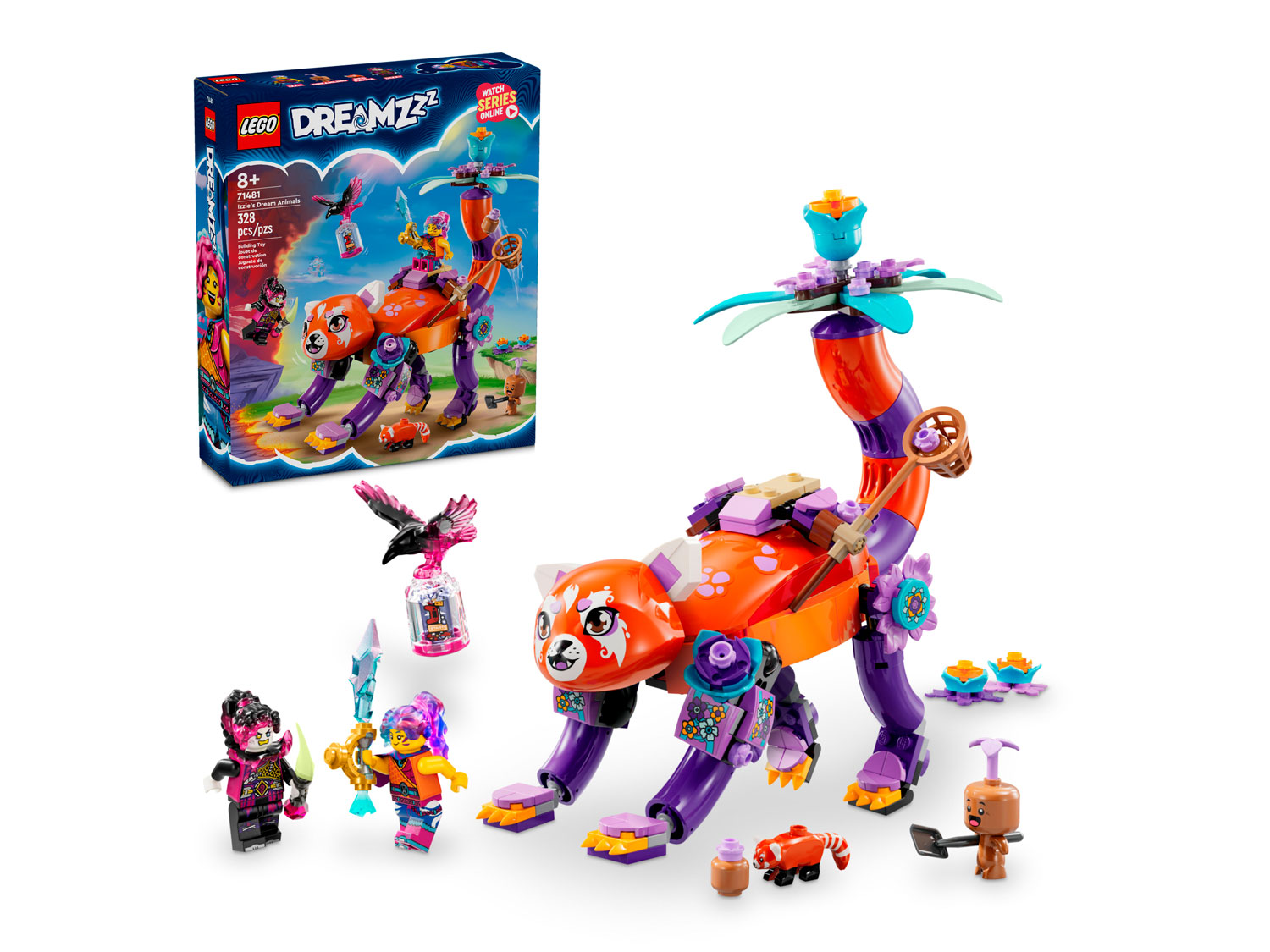 Конструктор LEGO DREAMZzz Животные мечты Иззи блочный - фото 2