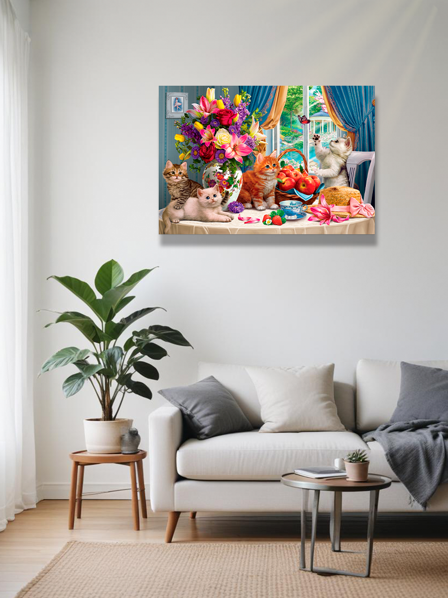 Пазл Рыжий кот 500 элементов классический - фото 3