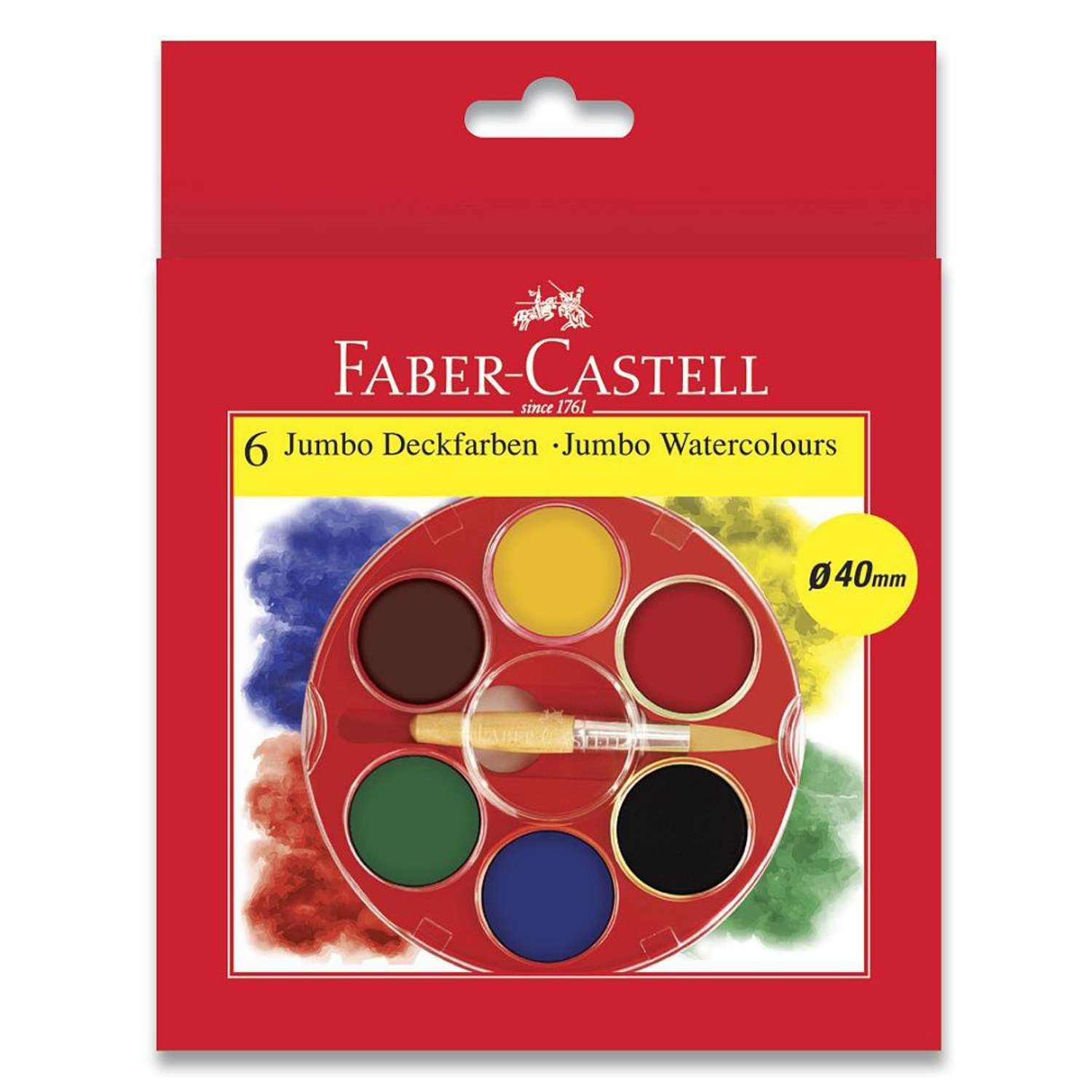 Краски акварель Faber Castell 6 цв. - фото 1