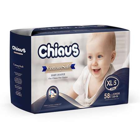 Подгузники Chiaus Cottony Soft XL (>13 кг) 58 шт.