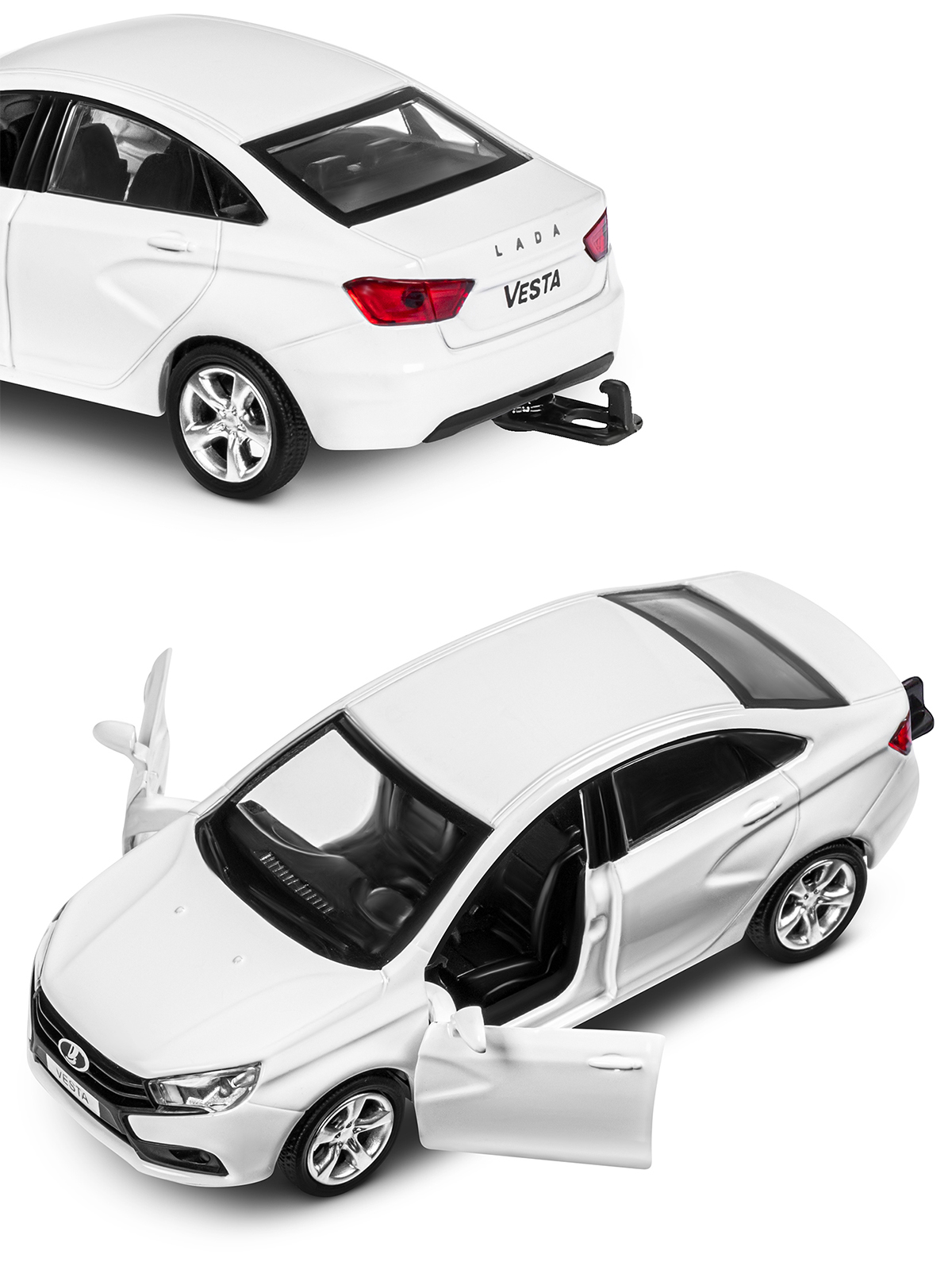Автомобиль АВТОпанорама LADA Vesta 1:43 JB1251622 - фото 12