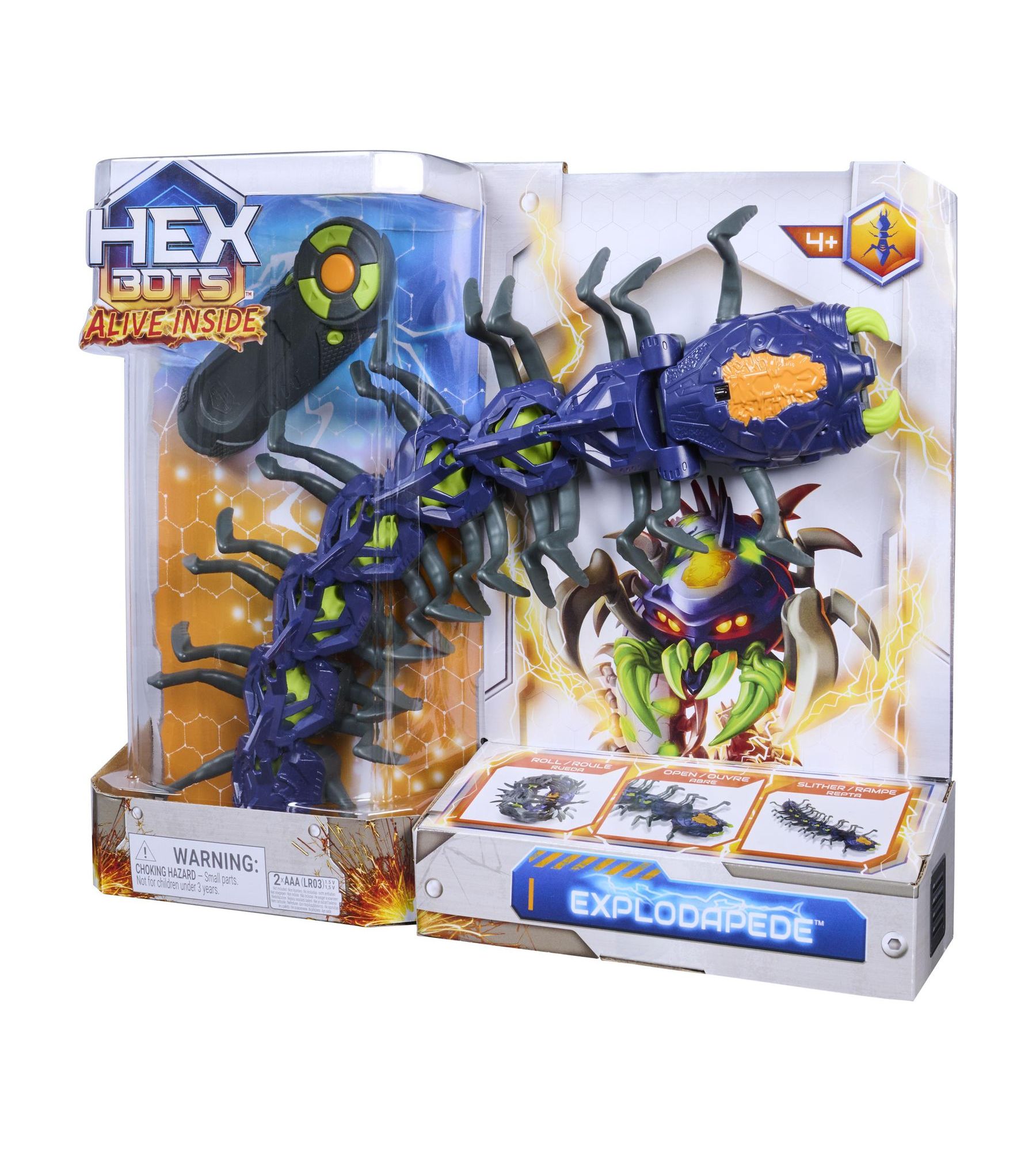 Насекомое РУ HEX BOTS Многоножка взрывная - фото 3