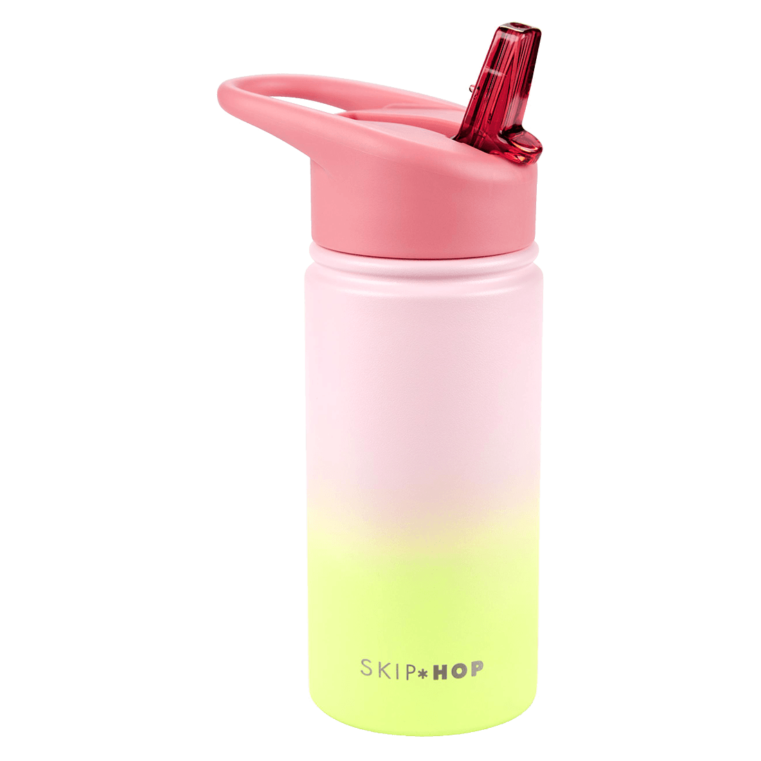 Термо-поильник Skip Hop розово-желтый 450 мл - фото 2