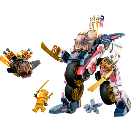 Конструктор LEGO NINJAGO Soras Transforming Mech Bike блочный
