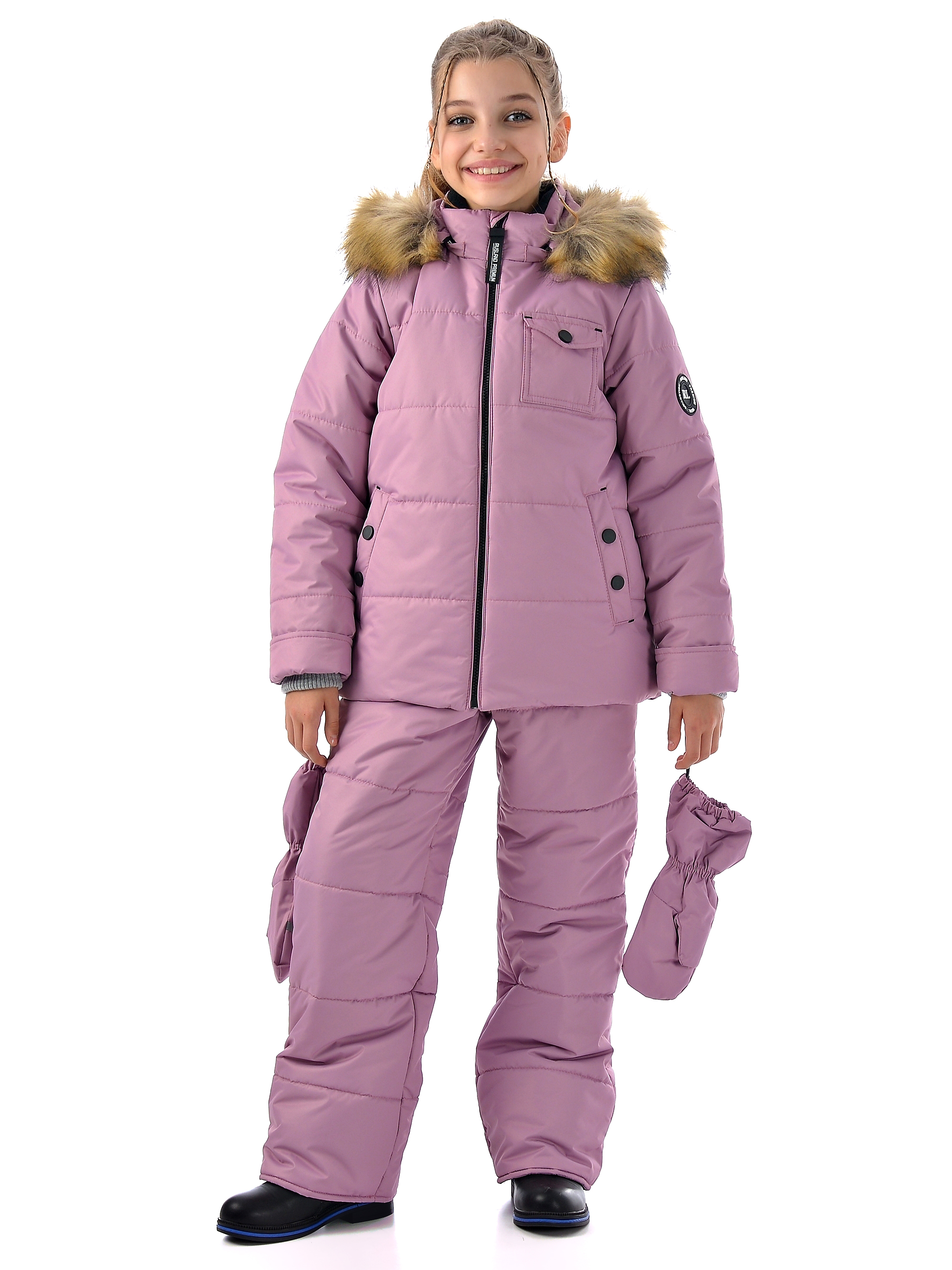 Комплект Rusland дз-крис-брусничный 116-134 - фото 4