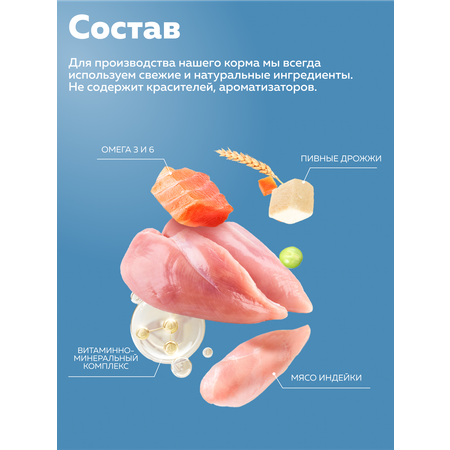Корм сухой Зоогурман PUPPY STARTER Индейка 1,2 кг
