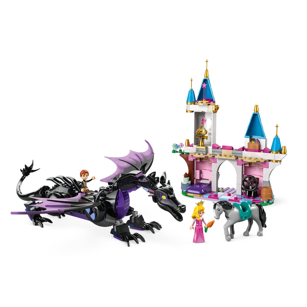 Конструктор LEGO Disney Princess Форма дракона Малефисенты блочный - фото 3