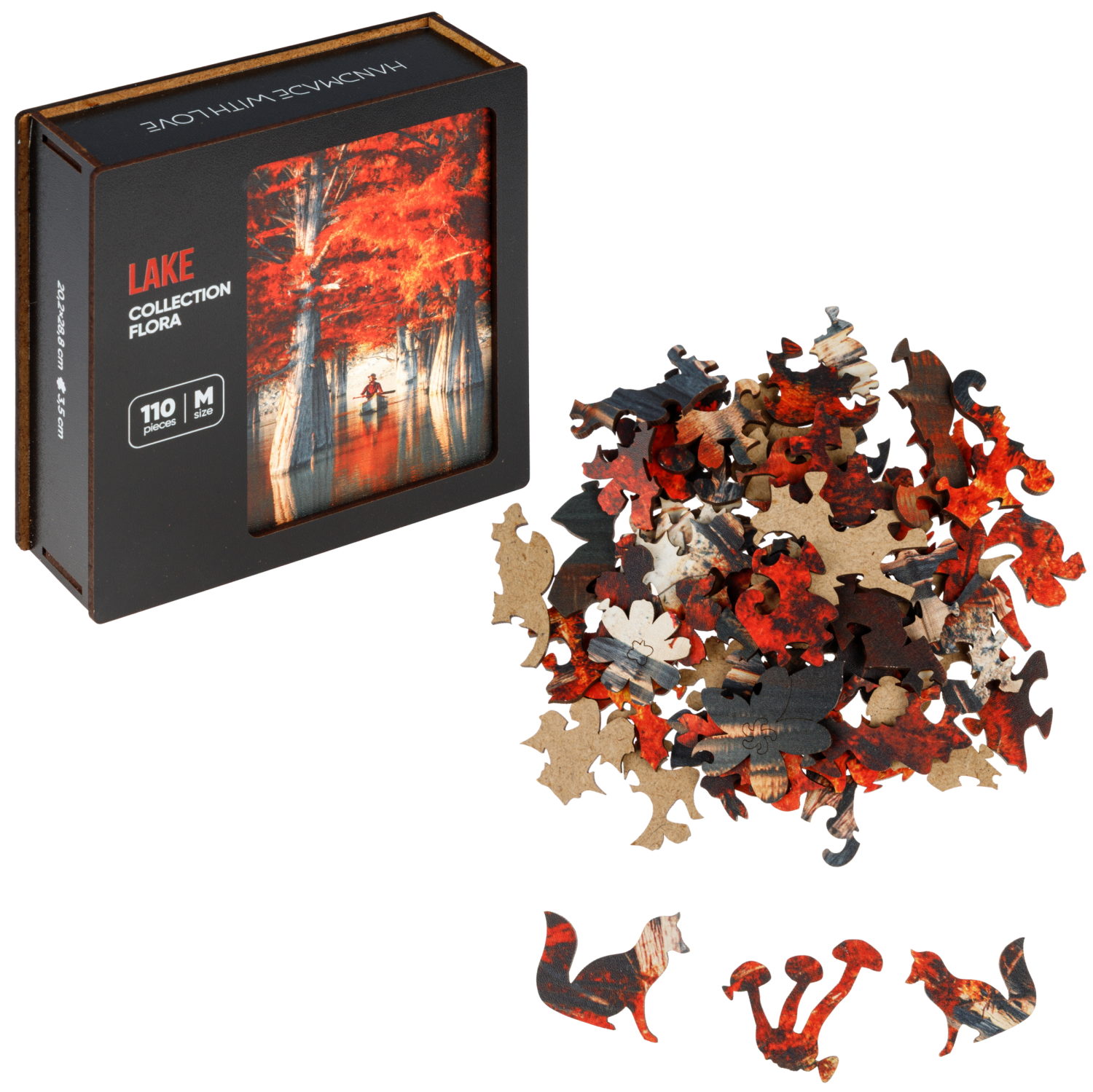 Пазл 1TOY Озеро 110 штук деревянный - фото 3